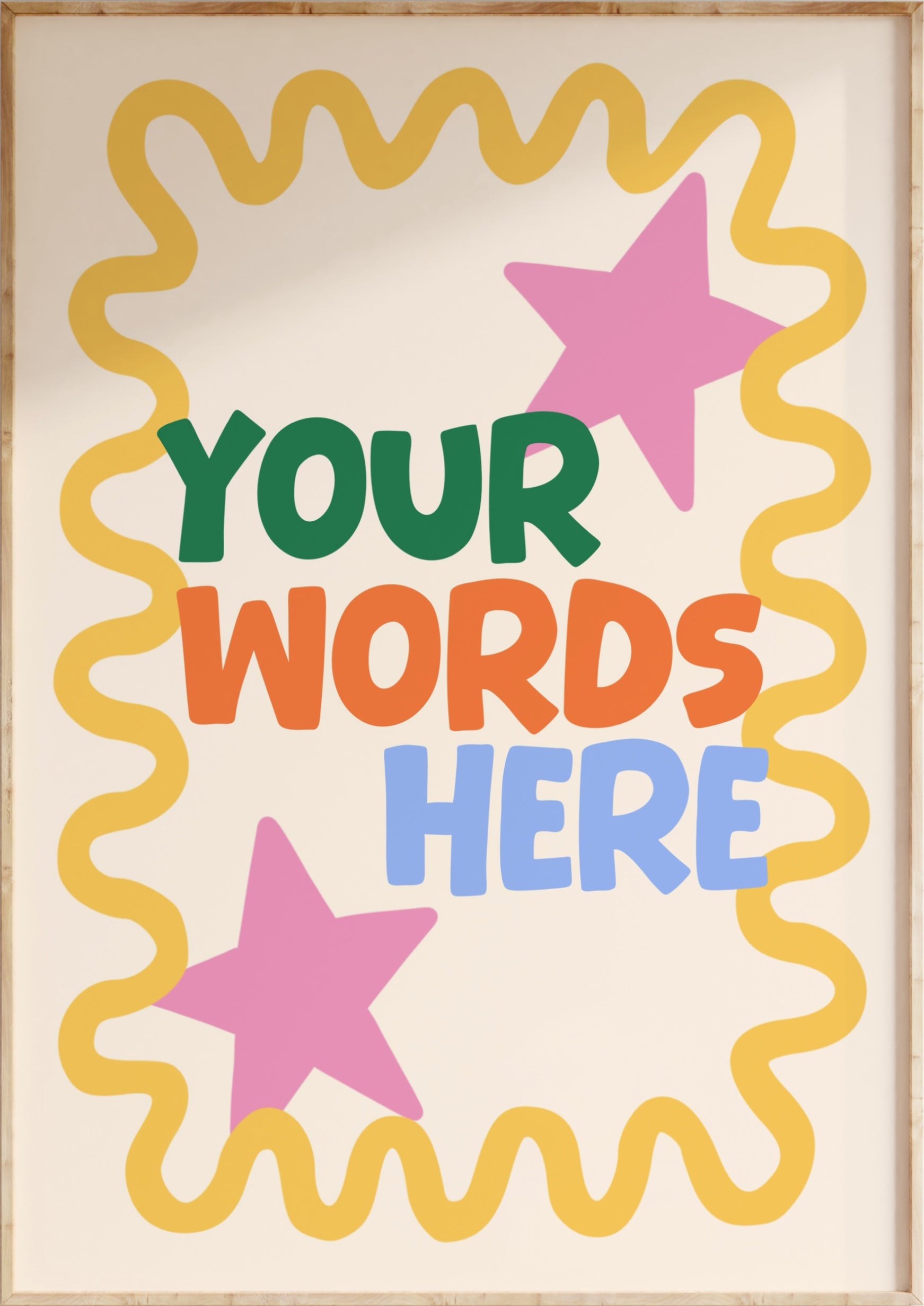 Custom Star Art Print
