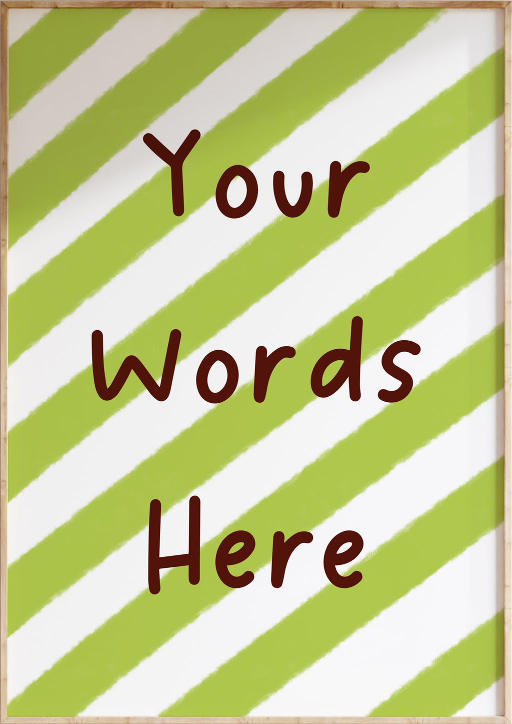 Custom Striped Art Print