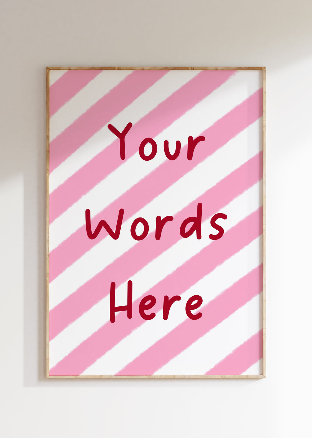 Custom Striped Art Print