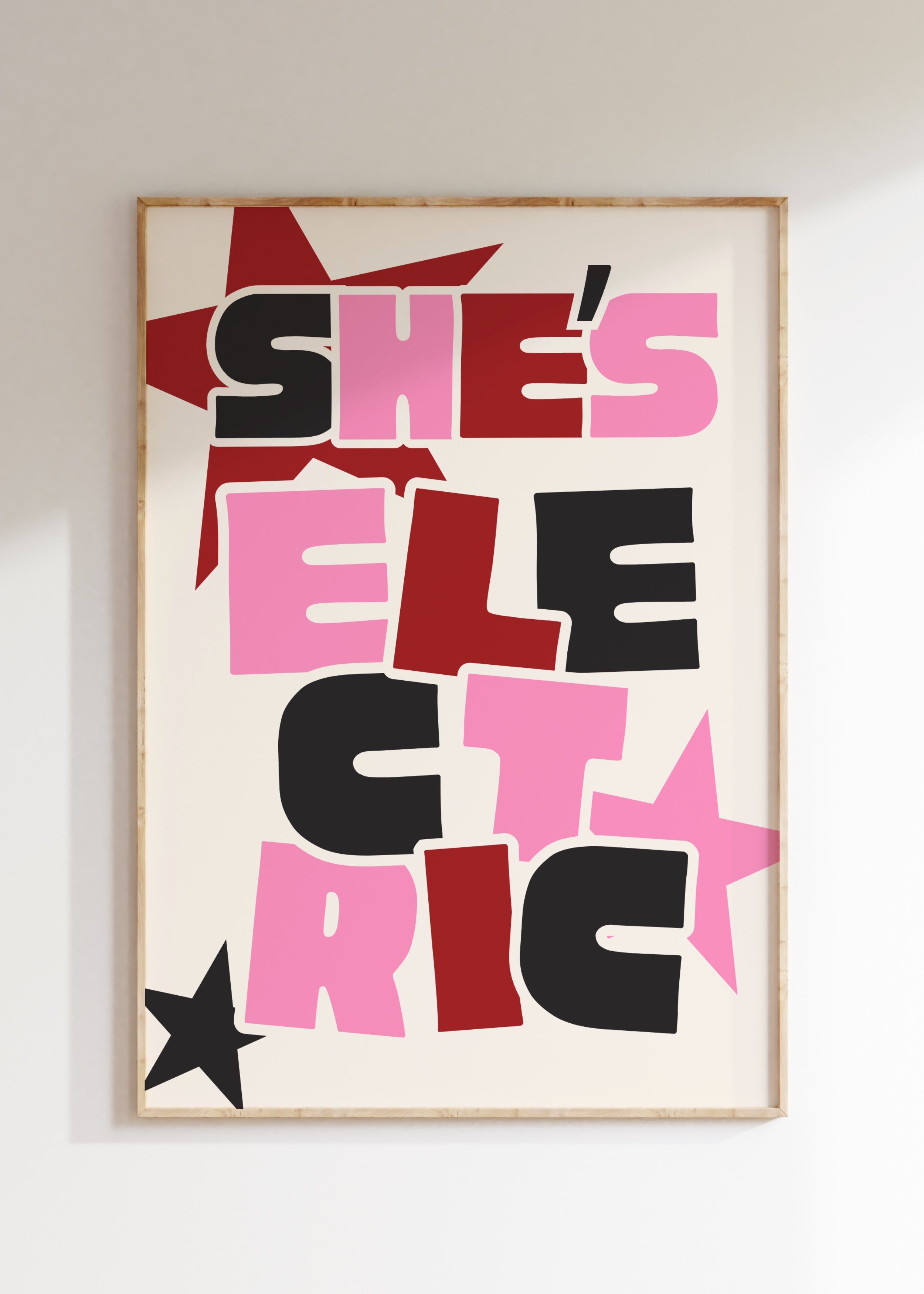She's Electric Art Print