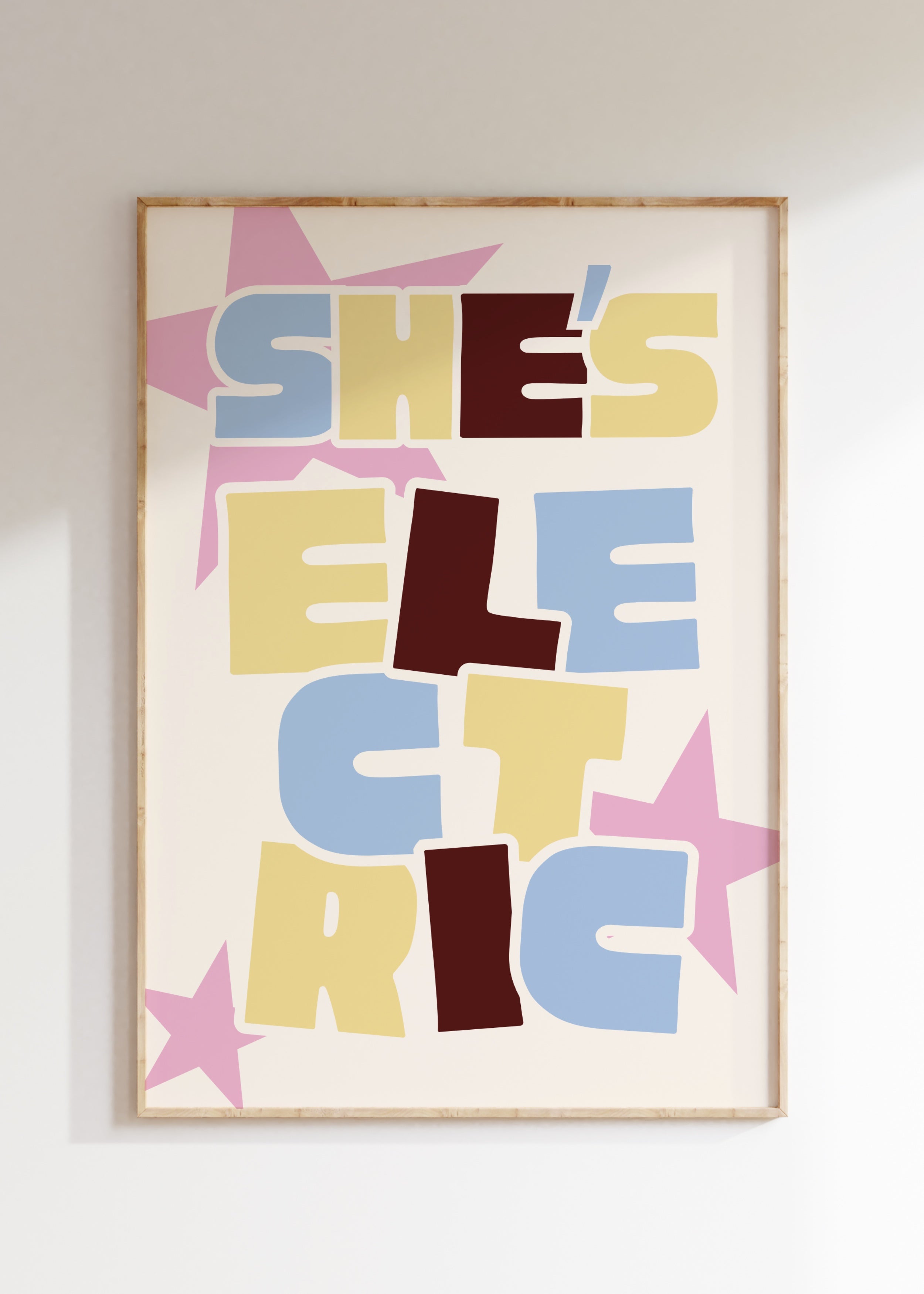 She's Electric Art Print