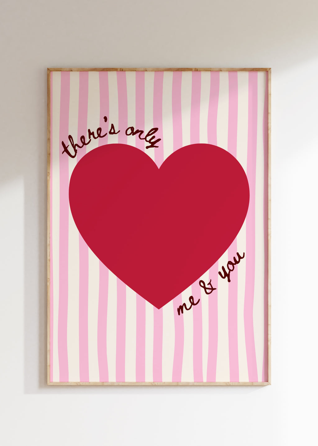 Only Me & You Art Print