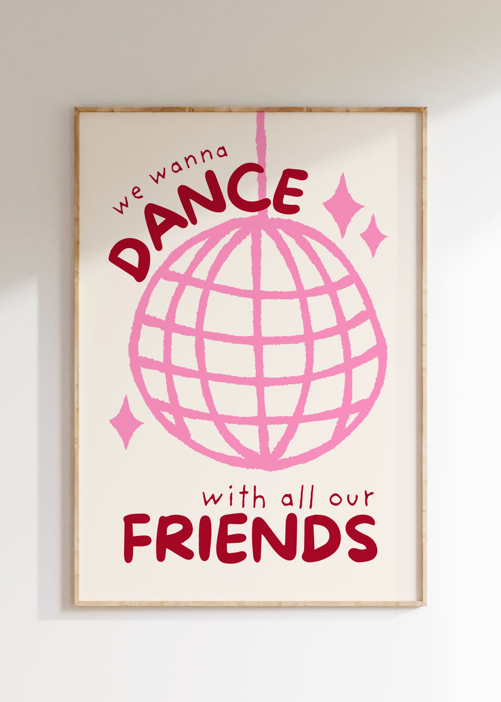 Dance With Our Friends Art Print