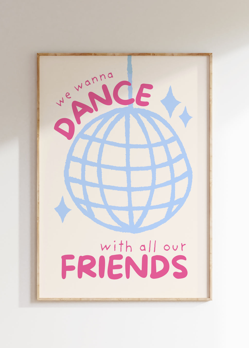 Dance With Our Friends Art Print