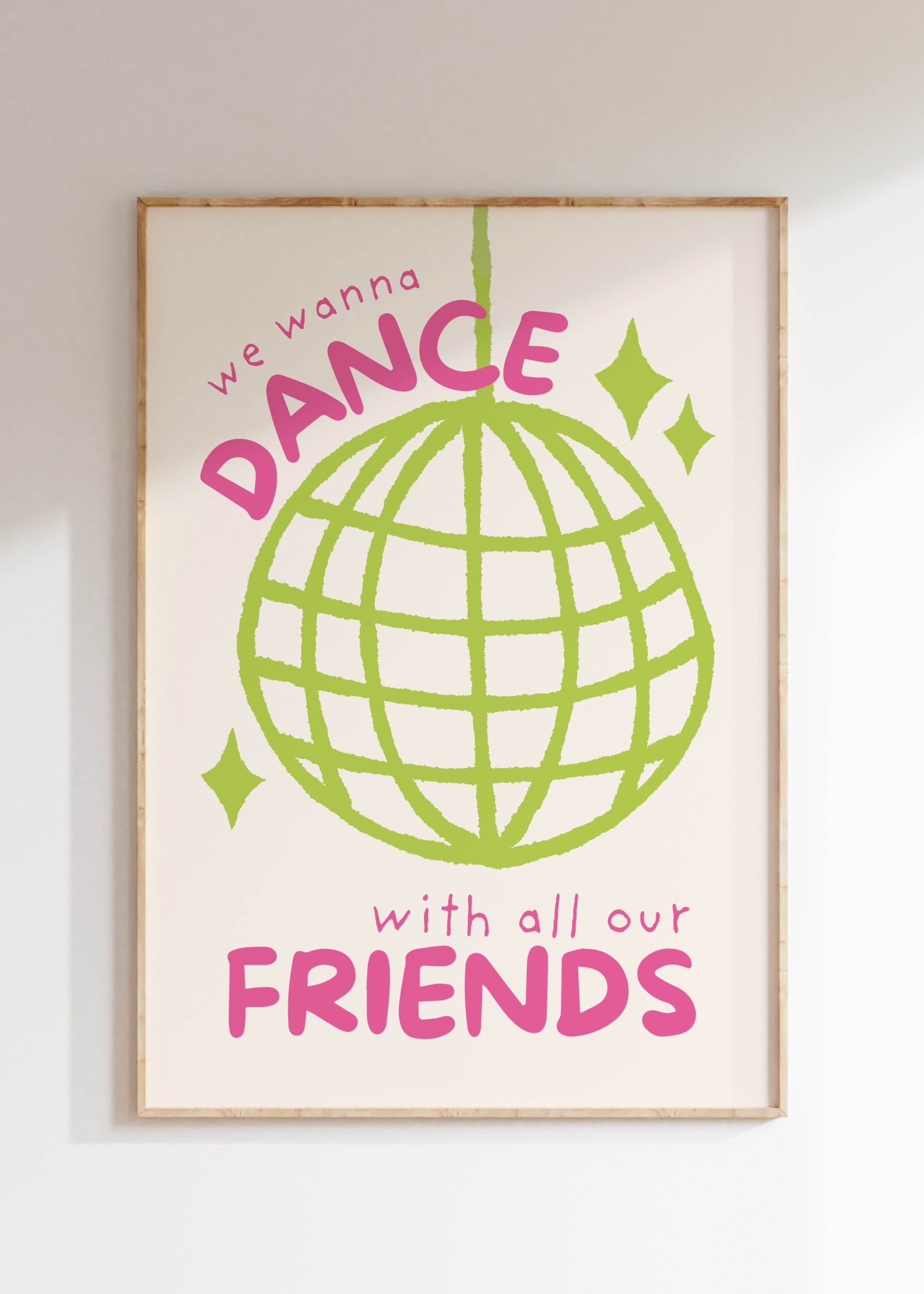 Dance With Our Friends Art Print