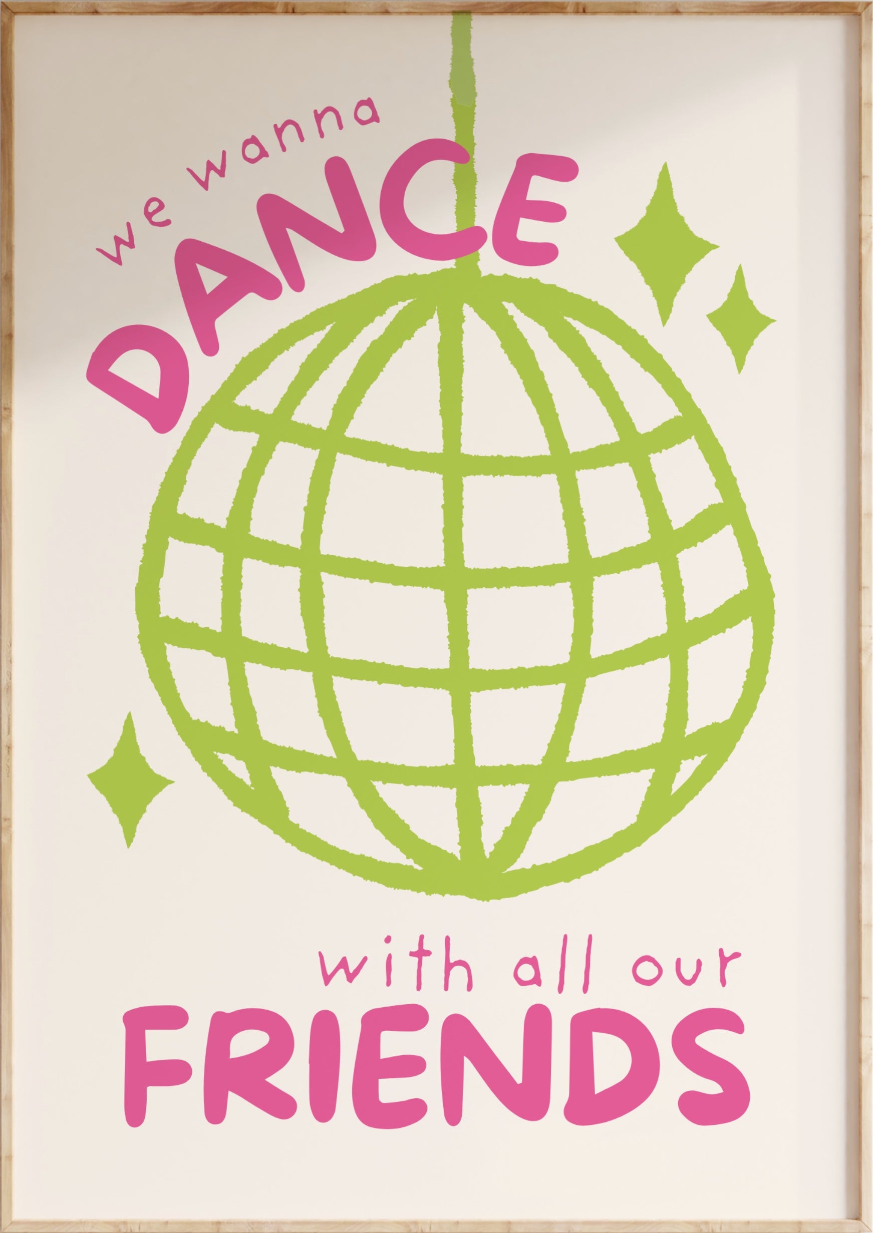 Dance With Our Friends Art Print