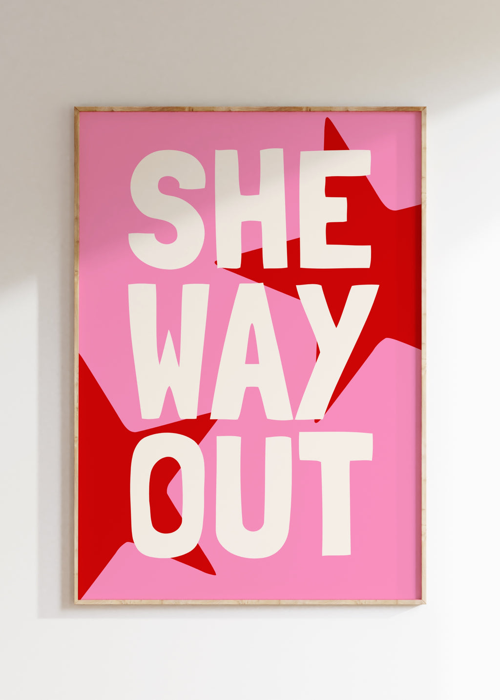 She Way Out Art Print