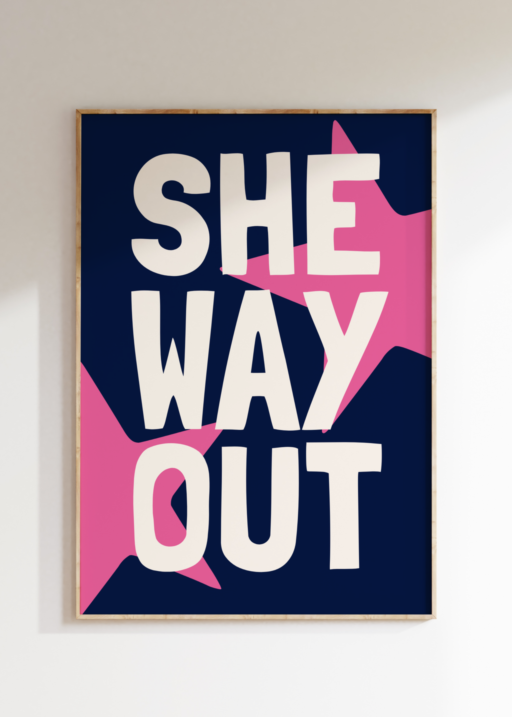 She Way Out Art Print