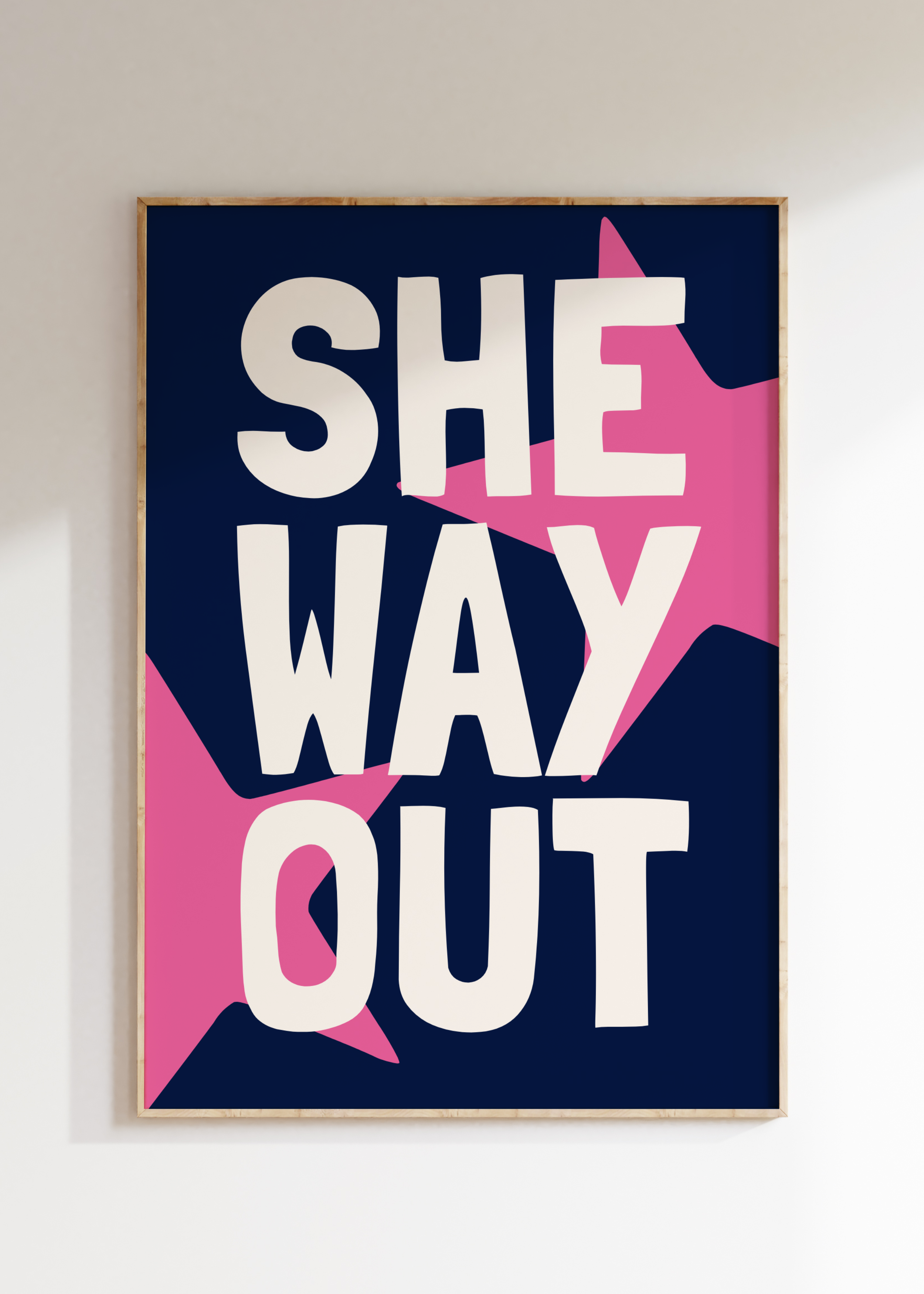 She Way Out Art Print