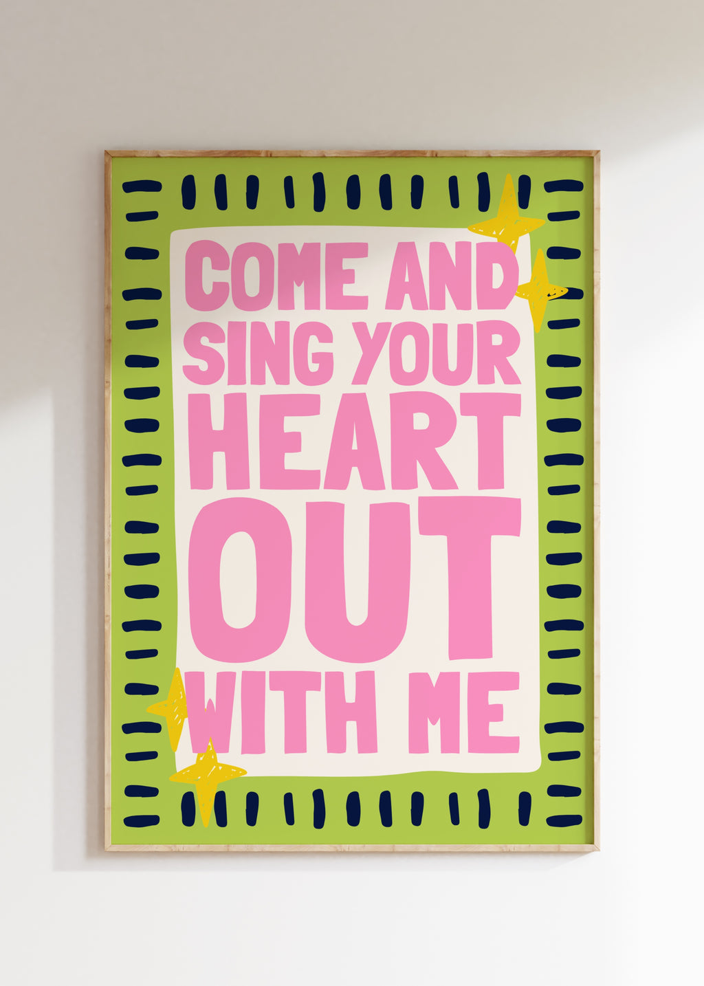 Sing Your Heart Out Art Print