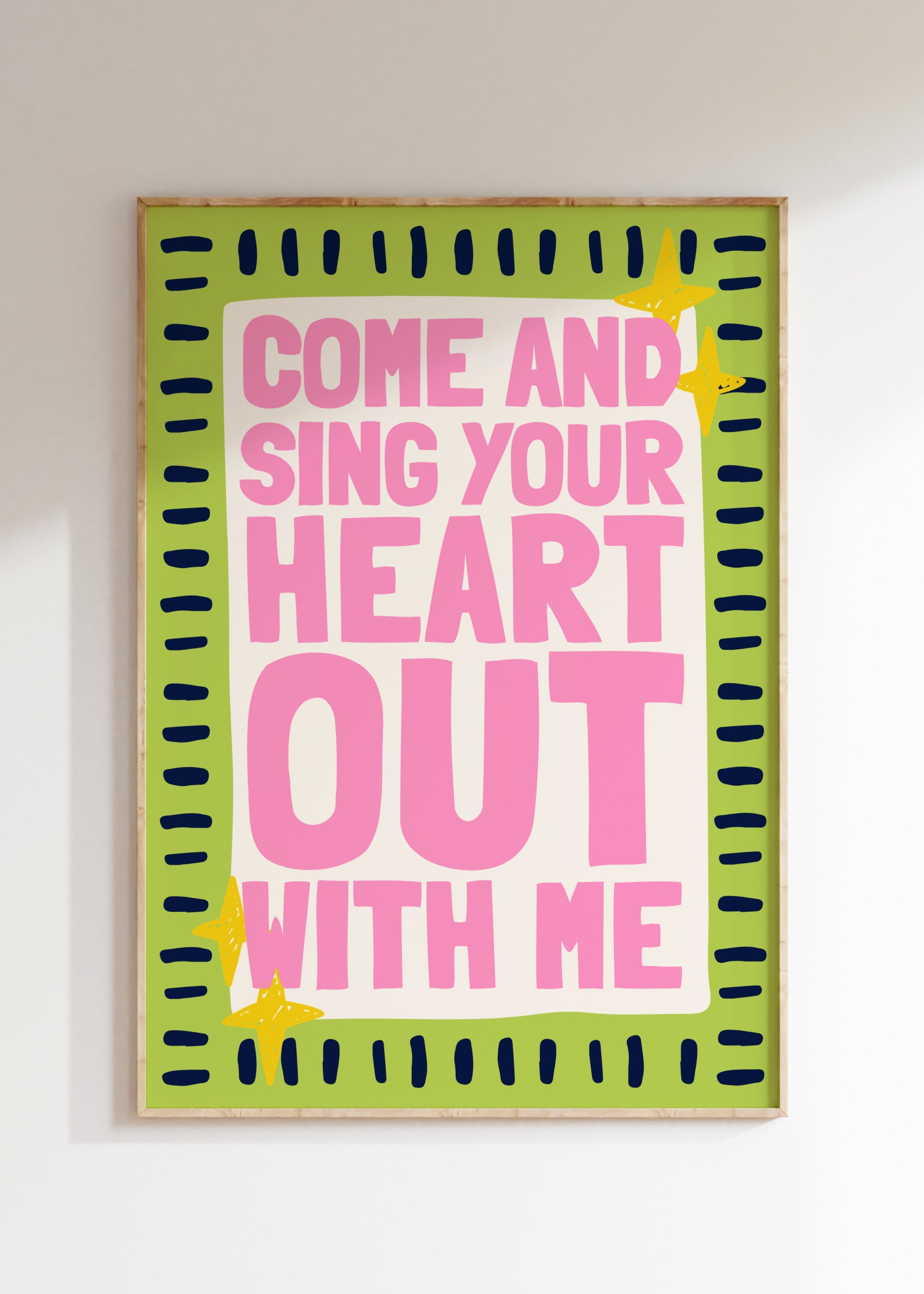 Sing Your Heart Out Art Print