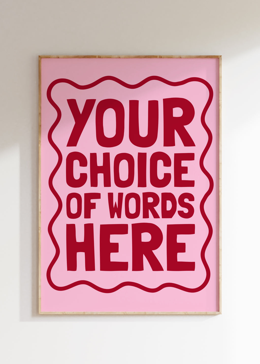 Custom Word Art Print