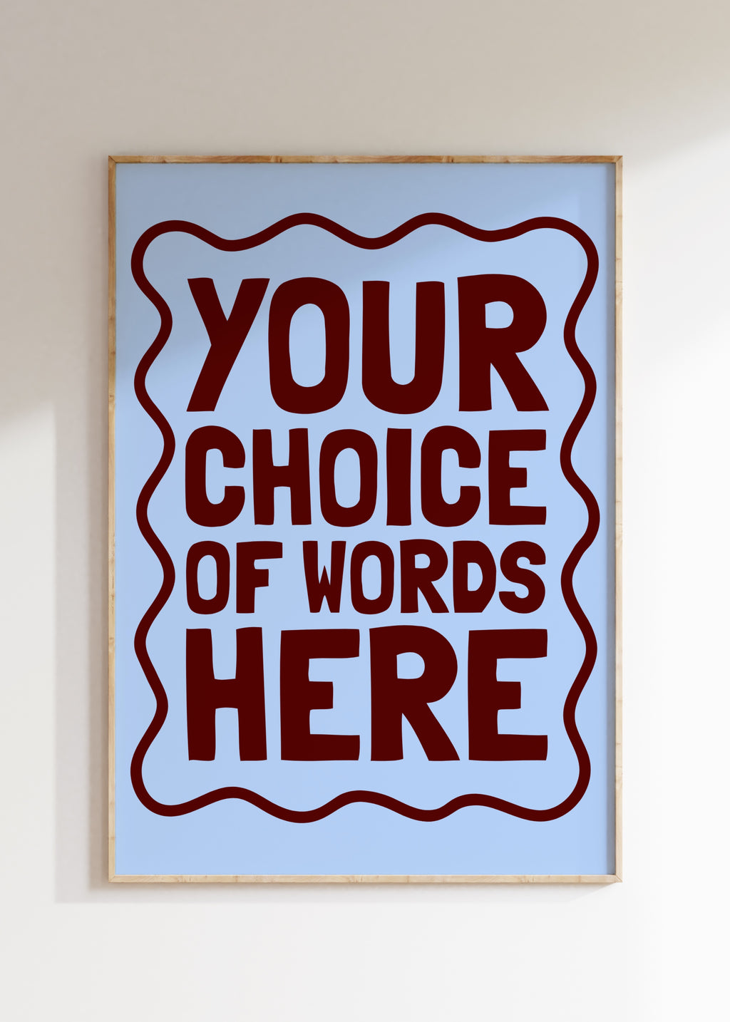 Custom Word Art Print