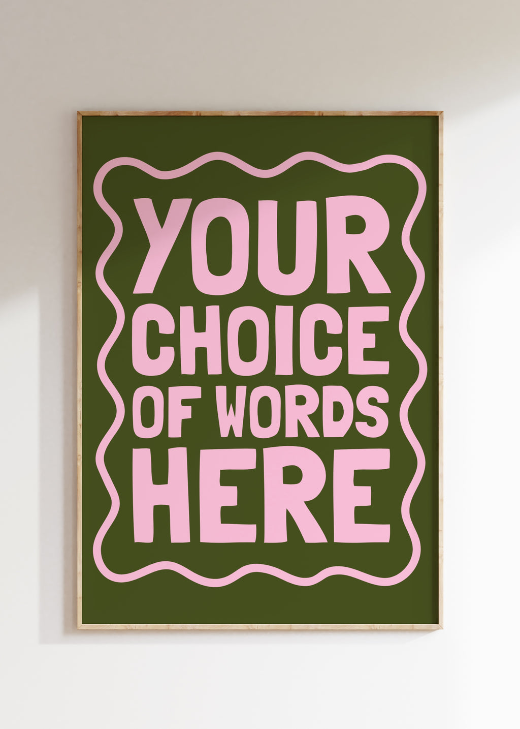 Custom Word Art Print