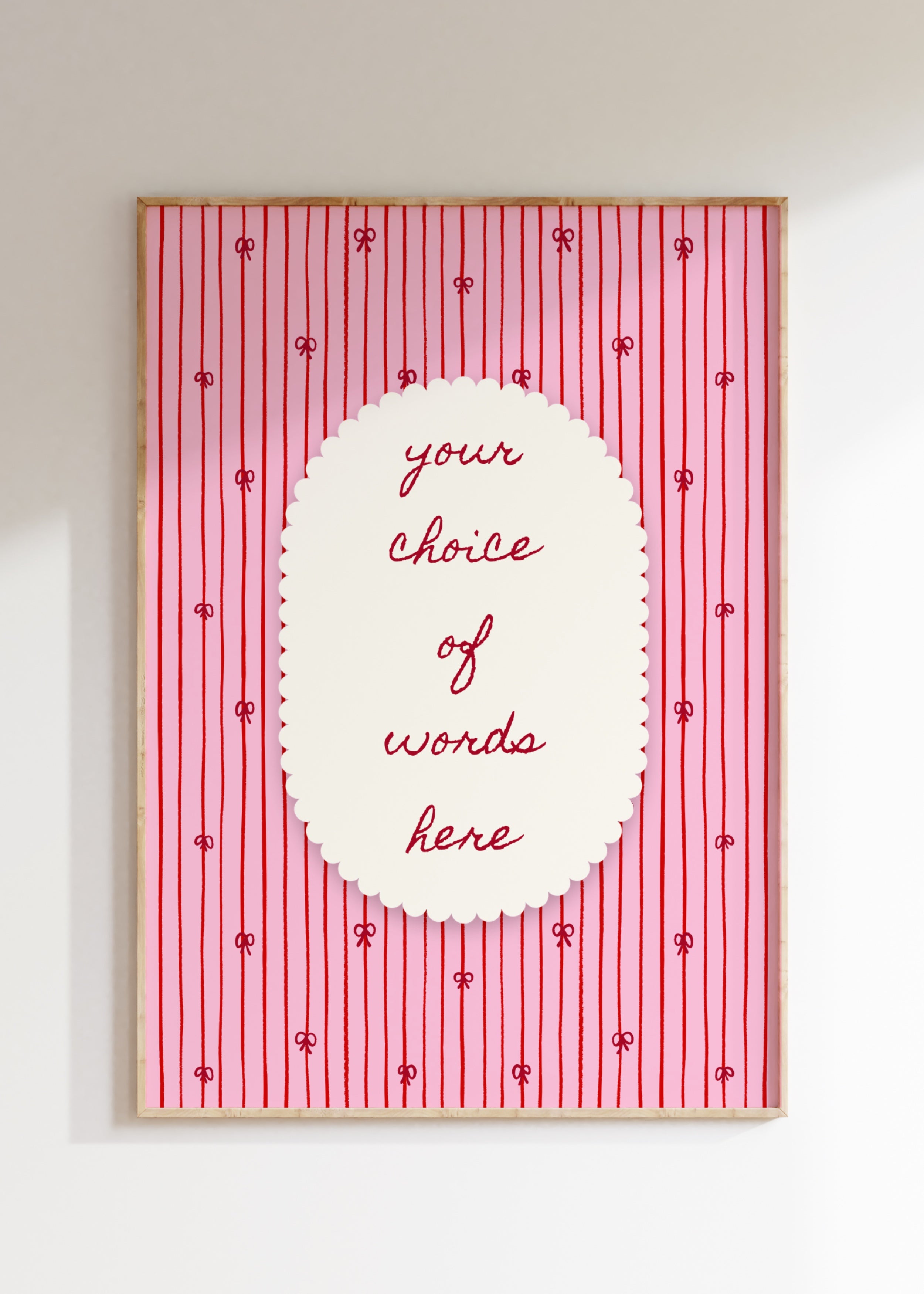 Custom Word Art Print