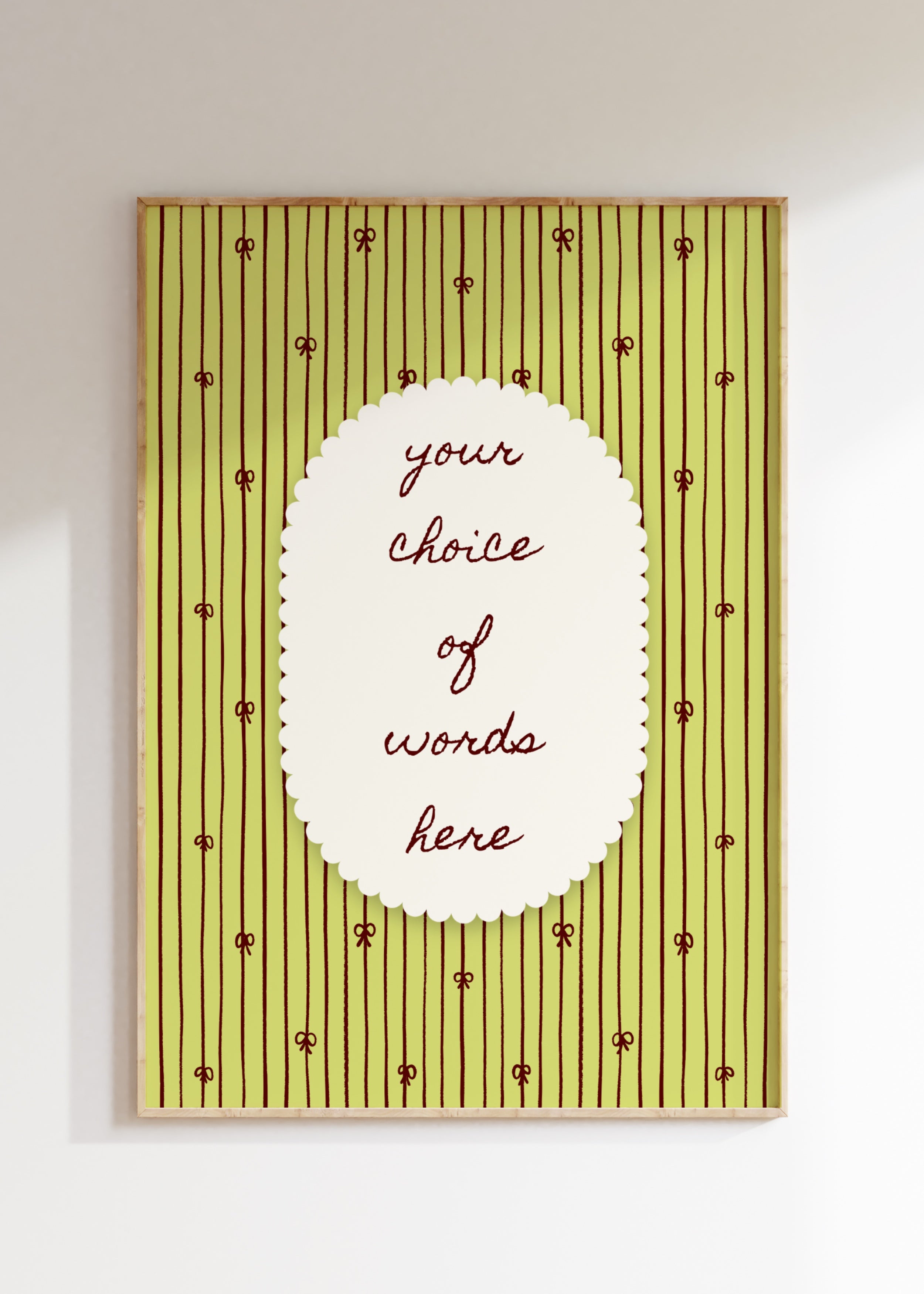Custom Word Art Print