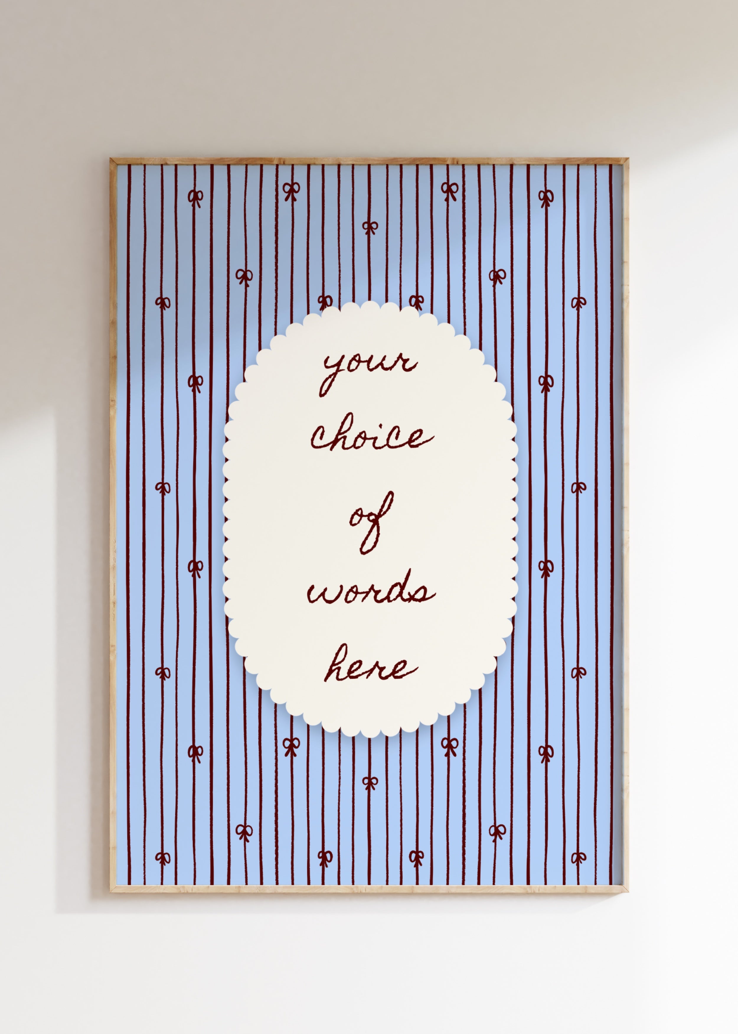 Custom Word Art Print
