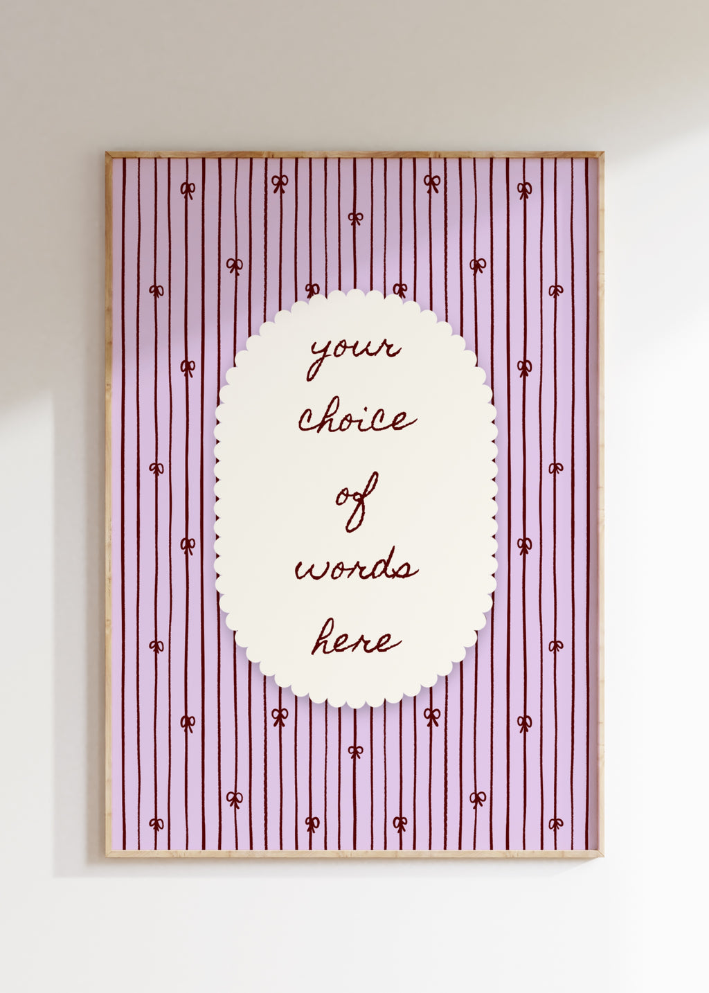 Custom Word Art Print