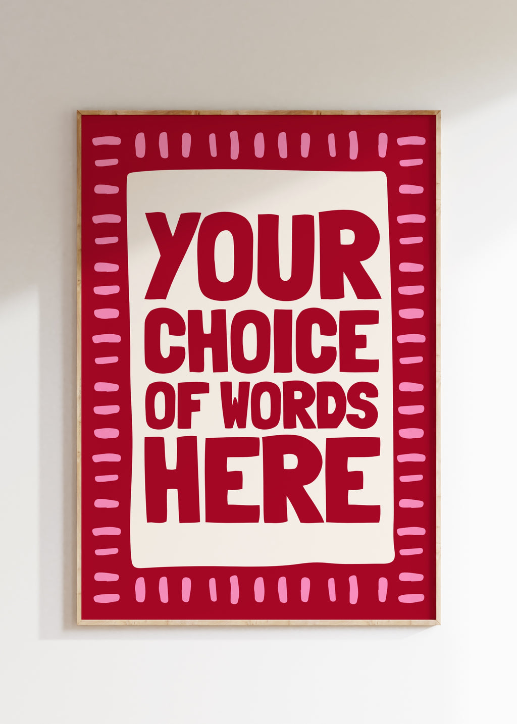 Custom Word Art Print