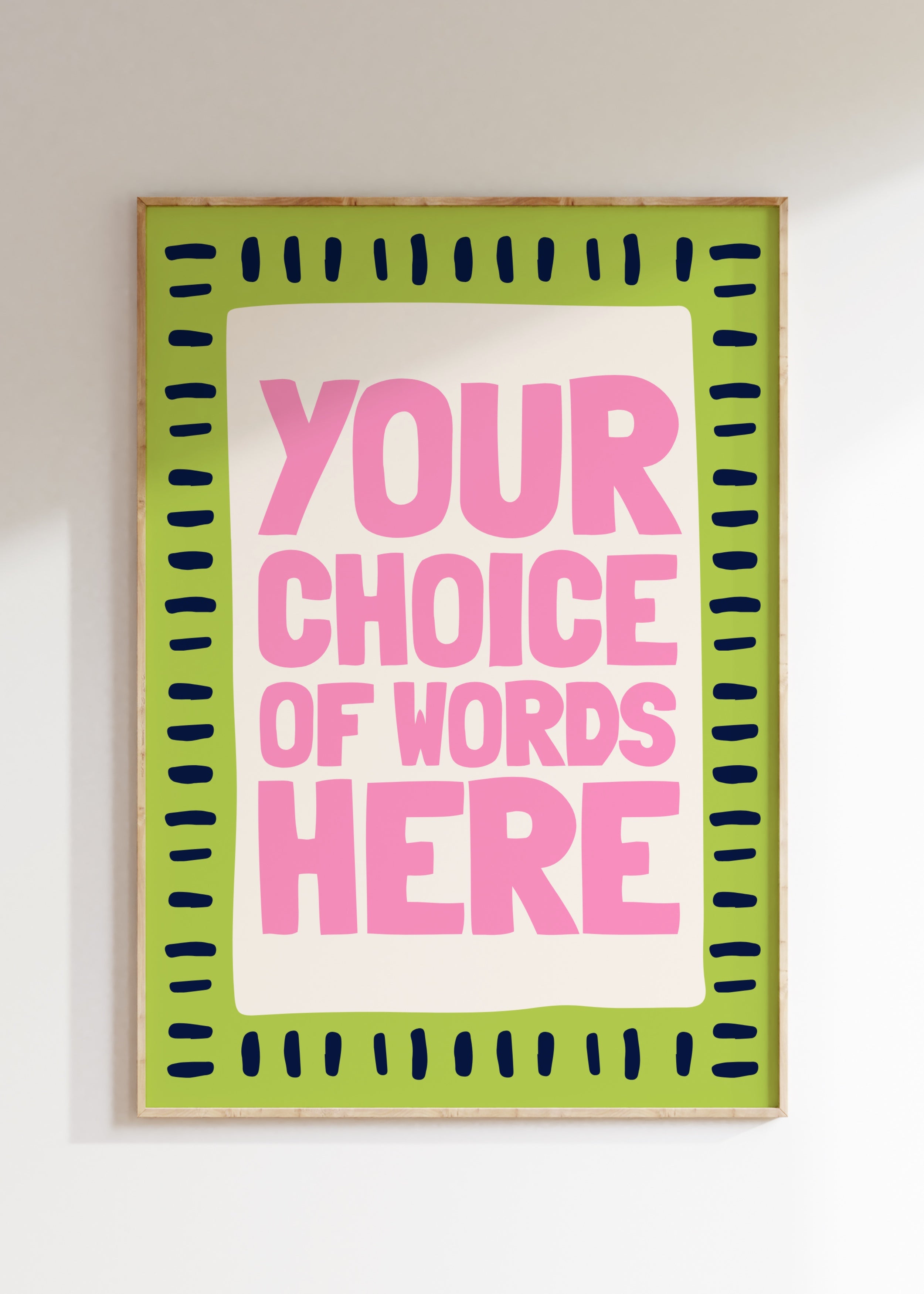 Custom Word Art Print