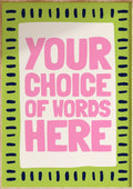 Custom Word Art Print