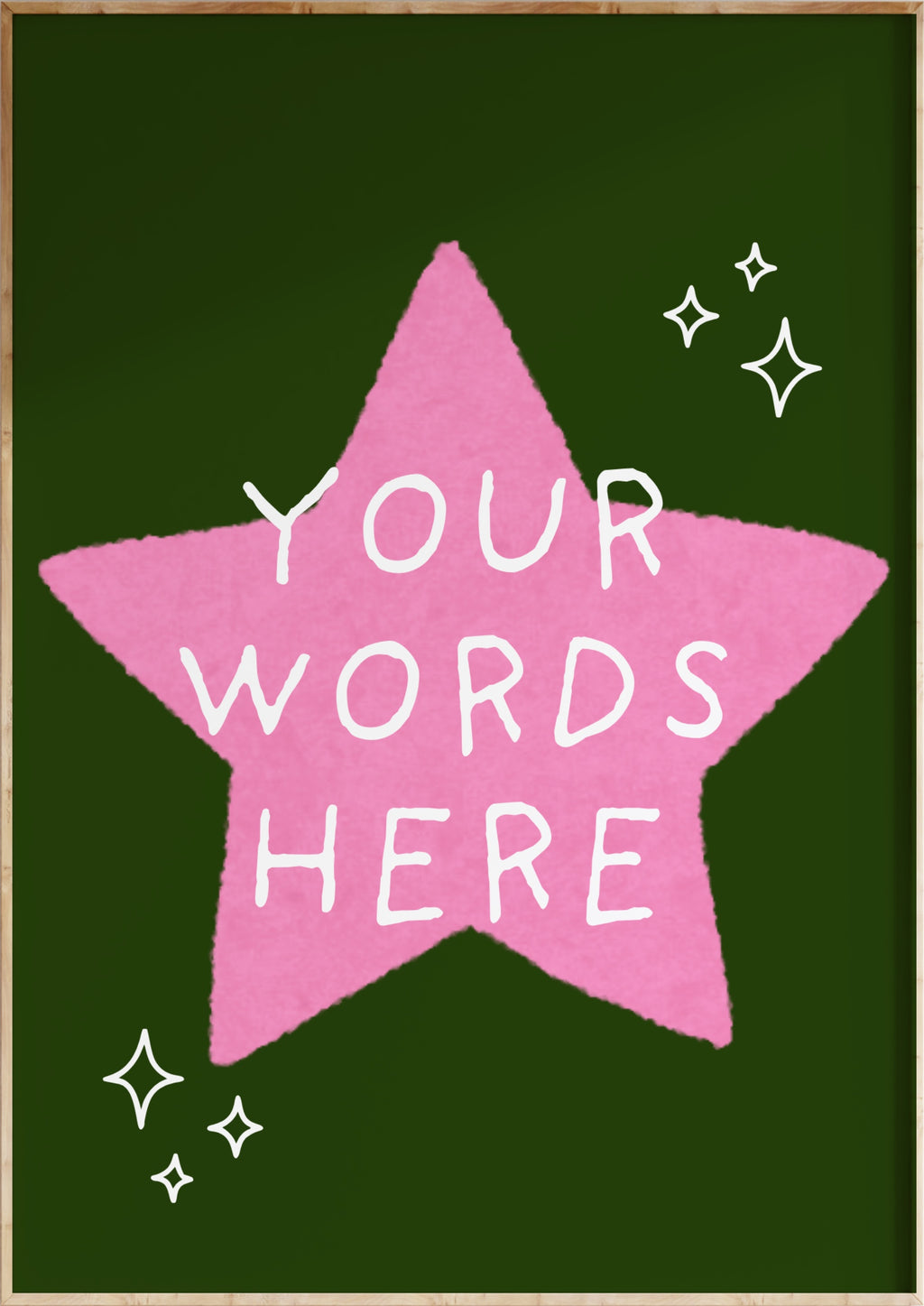 Custom Star Art Print