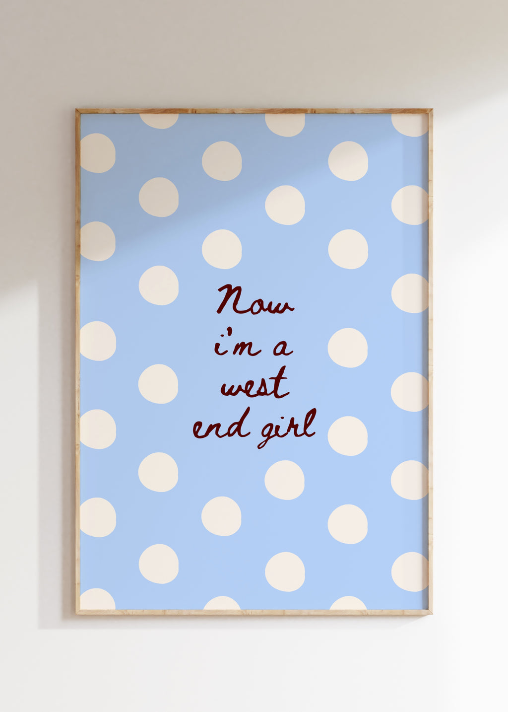 West End Girl Art Print