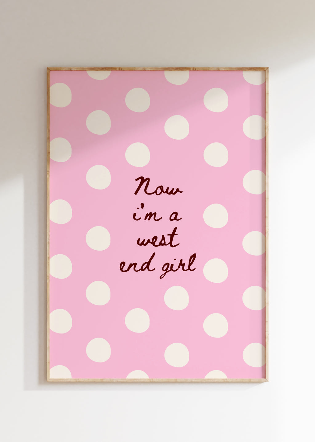 West End Girl Art Print