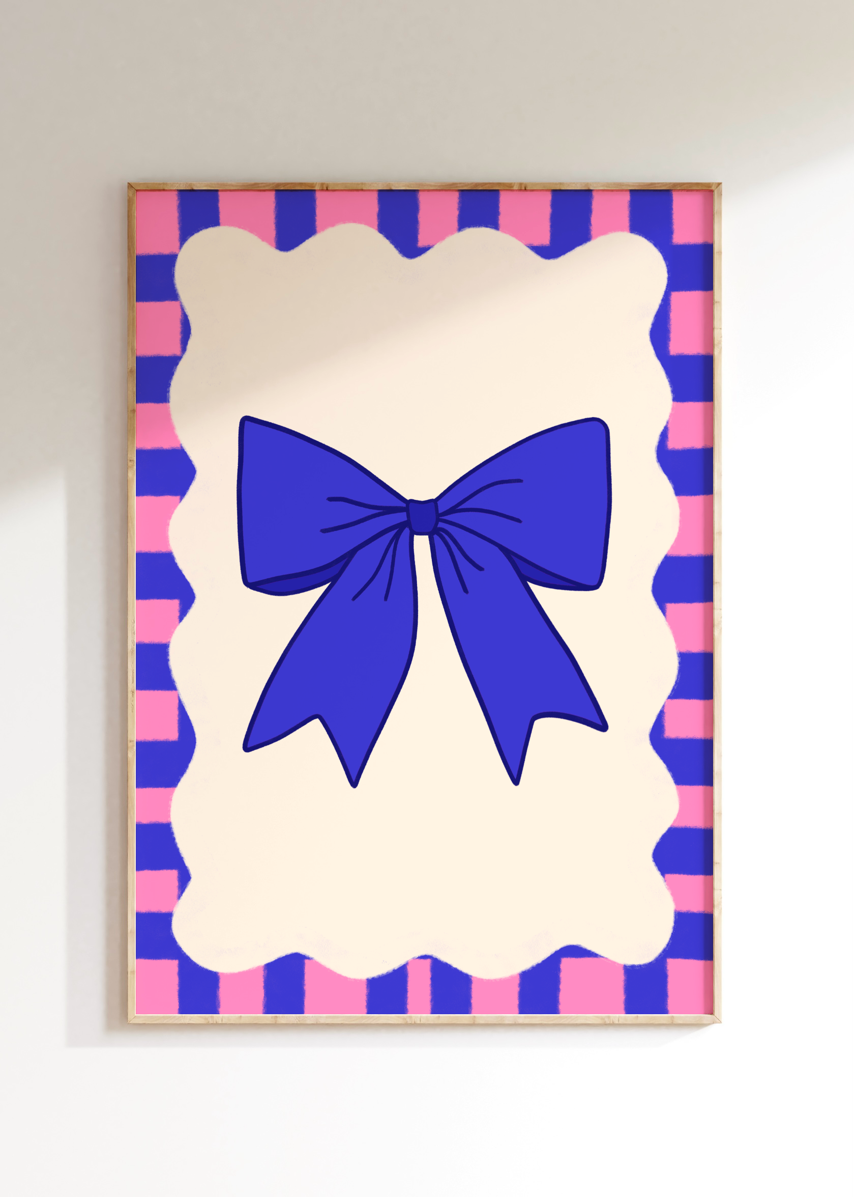 Wavy Bow Art Print