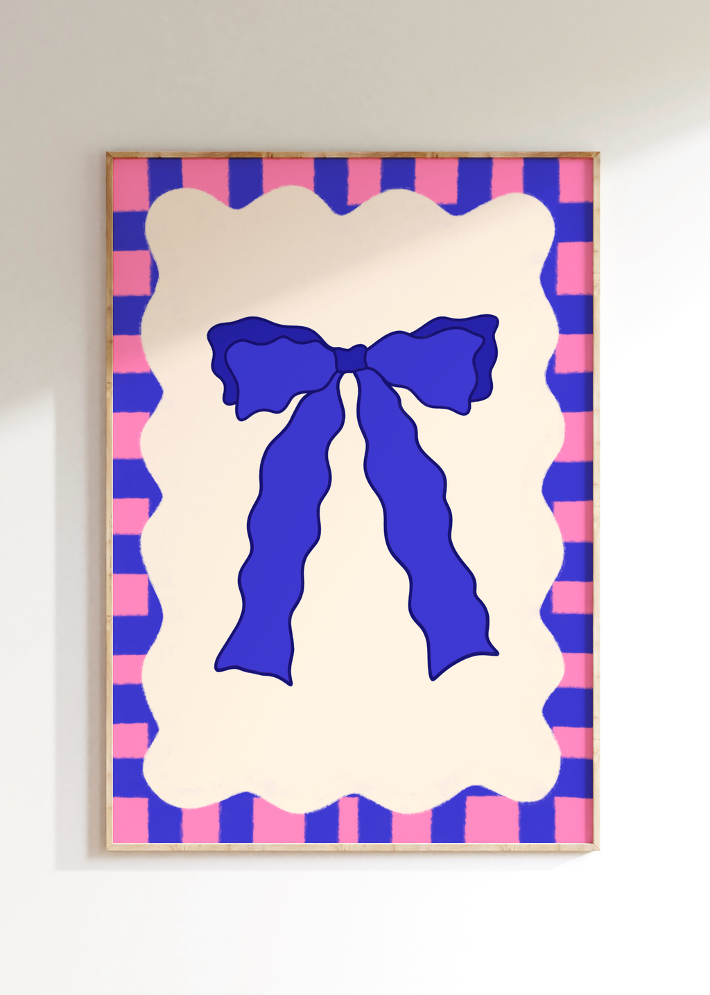 Wavy Bow Art Print