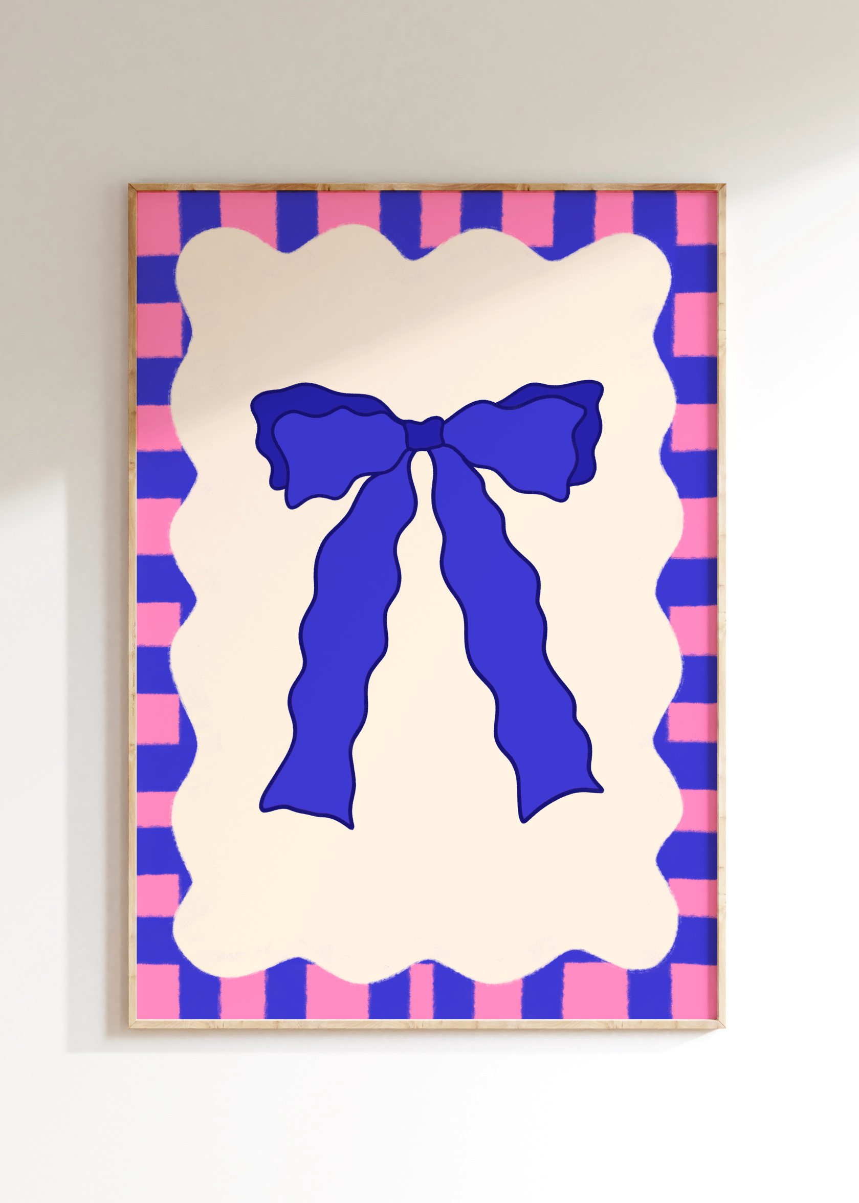 Wavy Bow Art Print