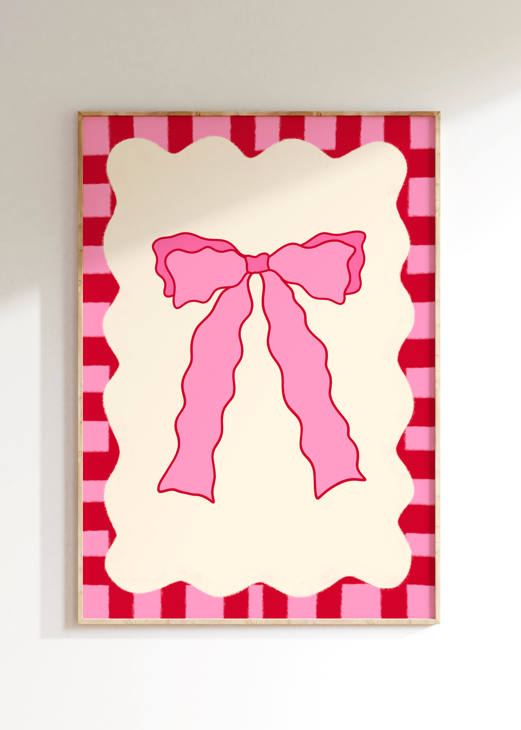 Wavy Bow Art Print