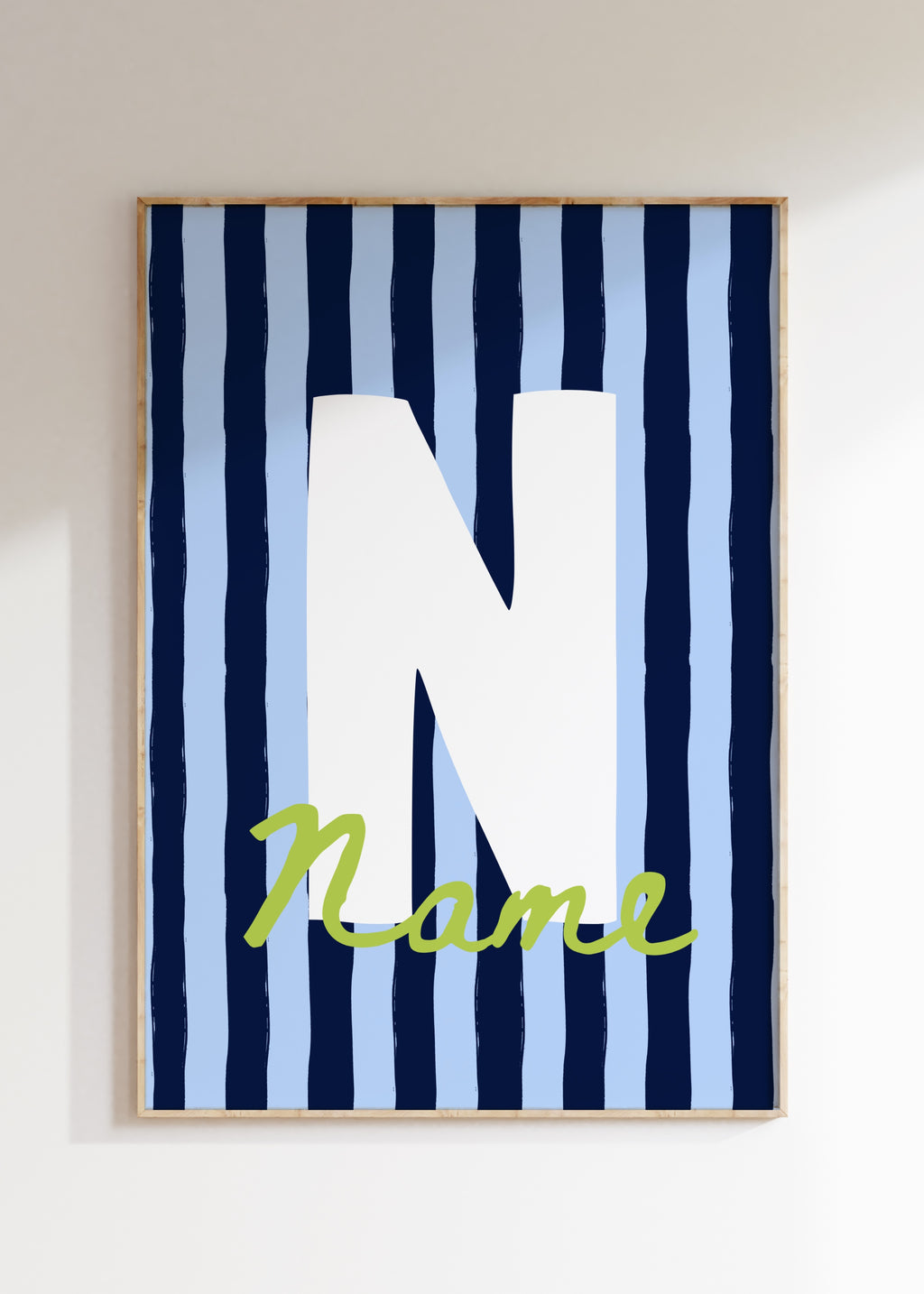 Custom Initial Art Print