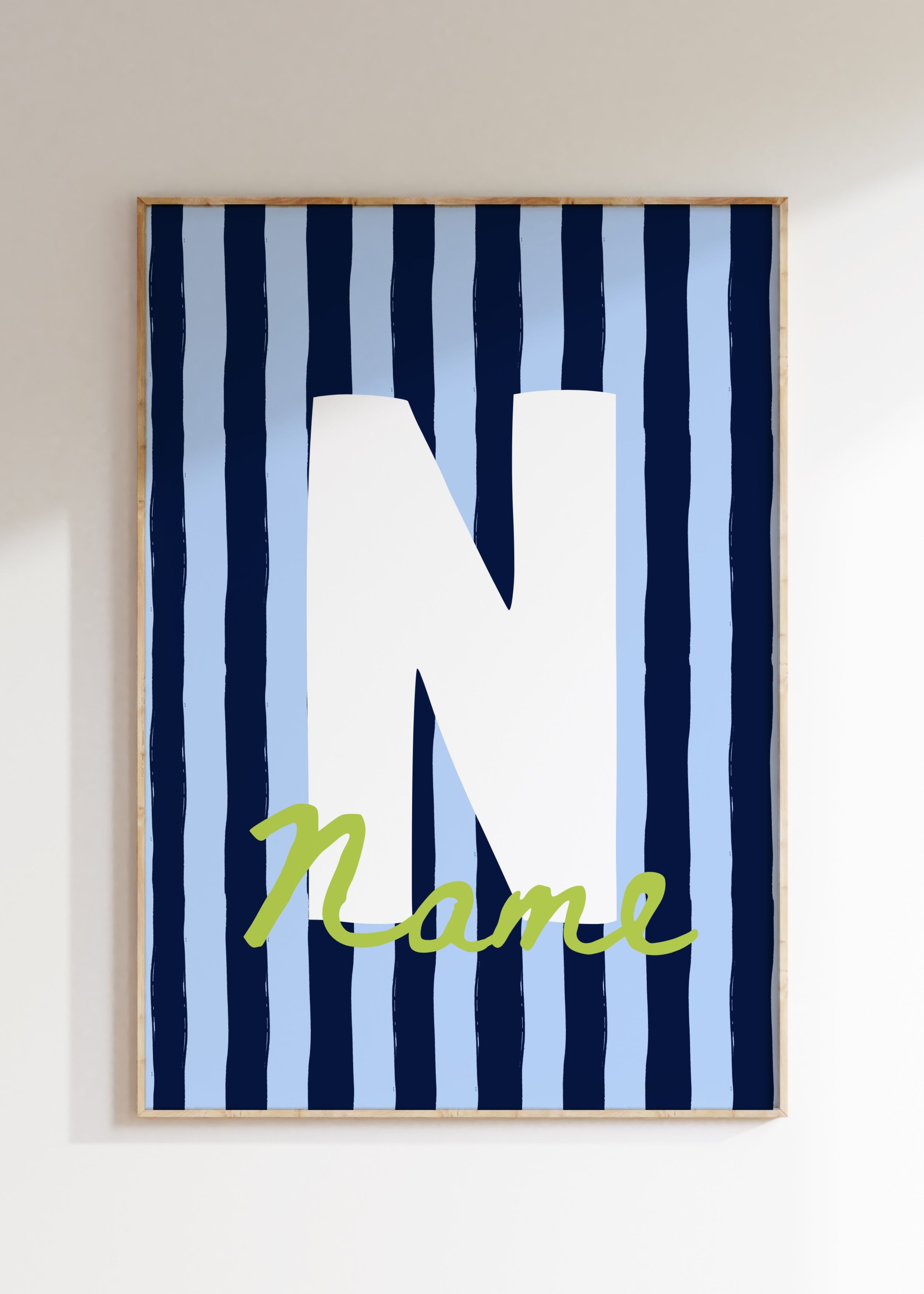 Custom Initial Art Print