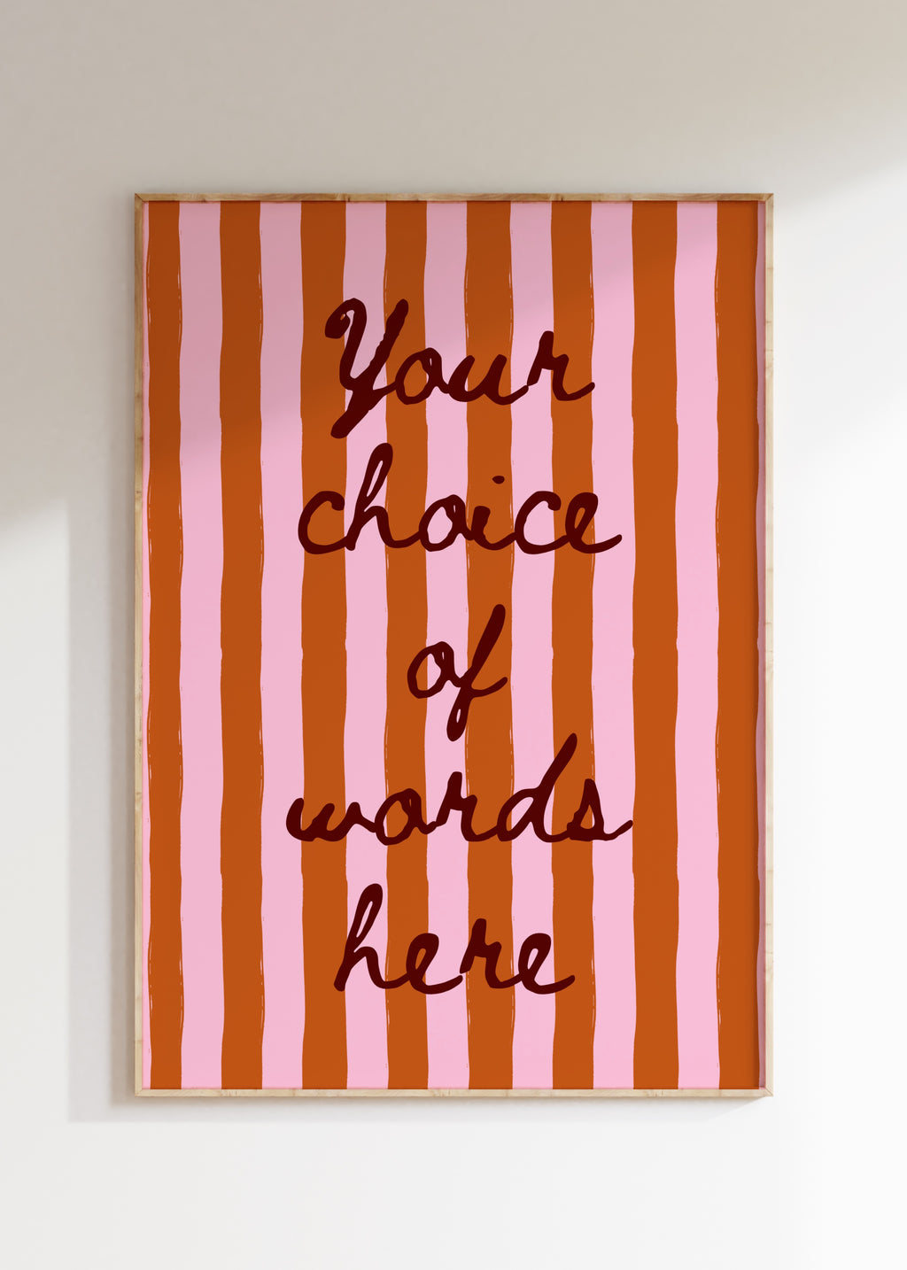 Custom Word Art Print