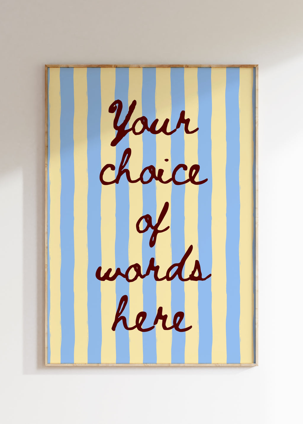 Custom Word Art Print