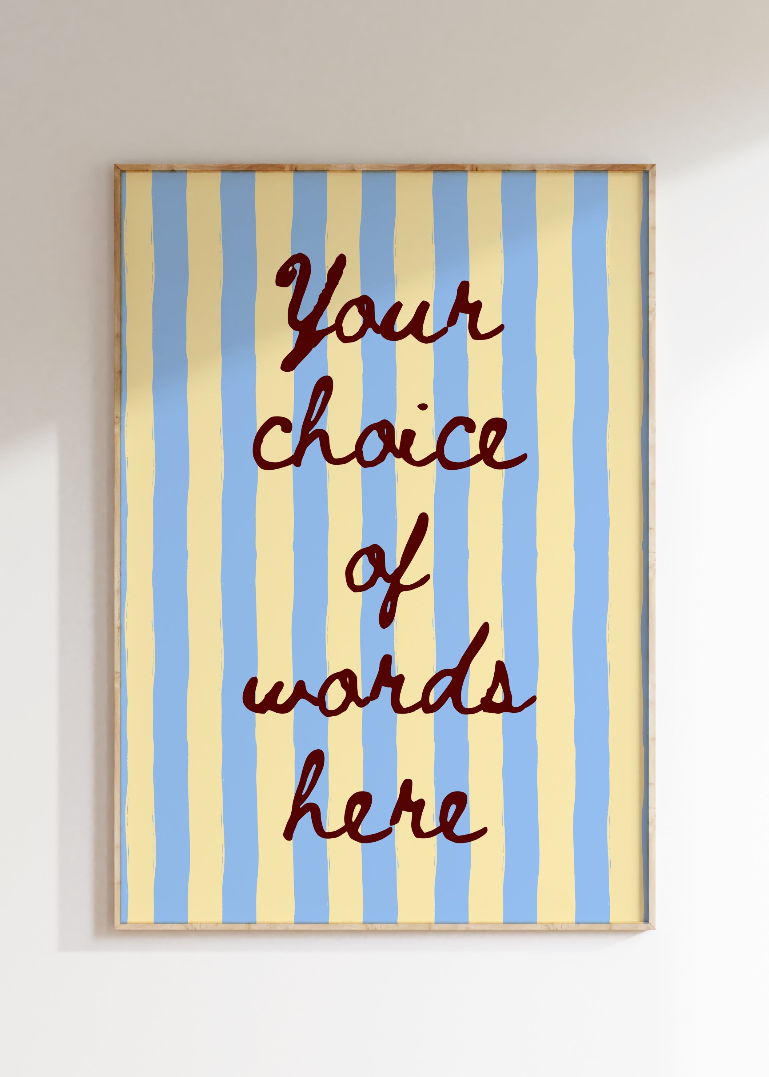 Custom Word Art Print