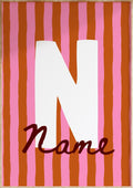 Custom Initial Art Print