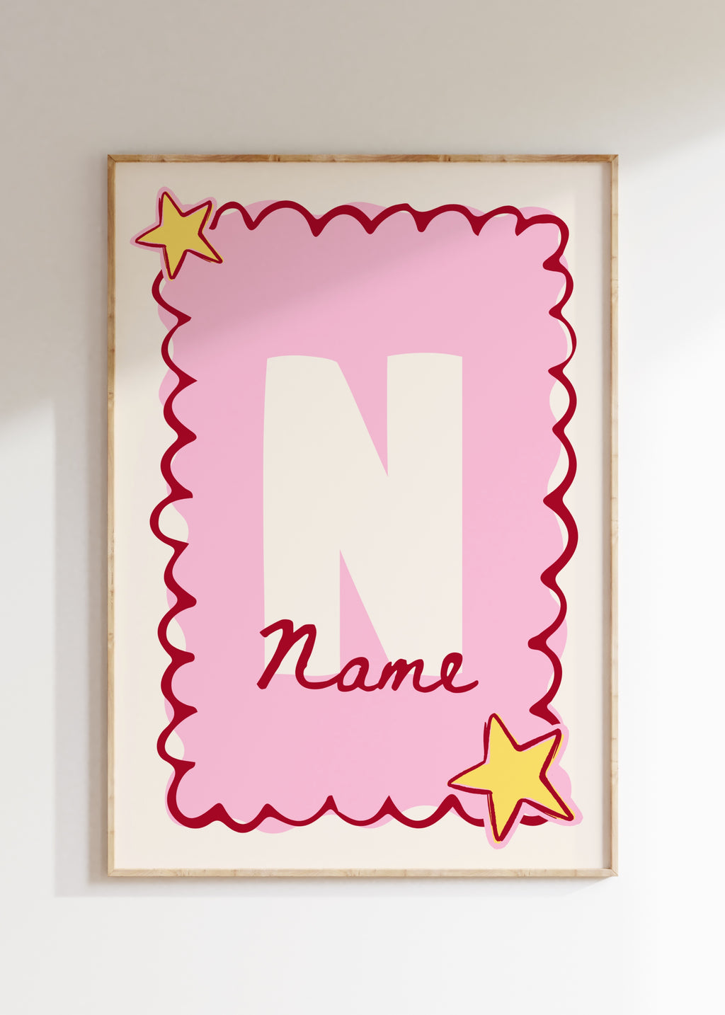 Custom Initial Art Print