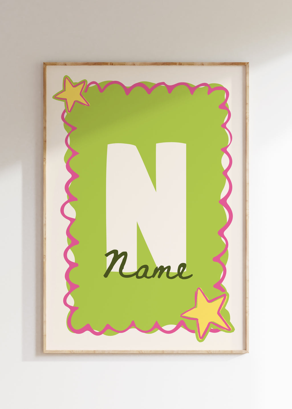 Custom Initial Art Print