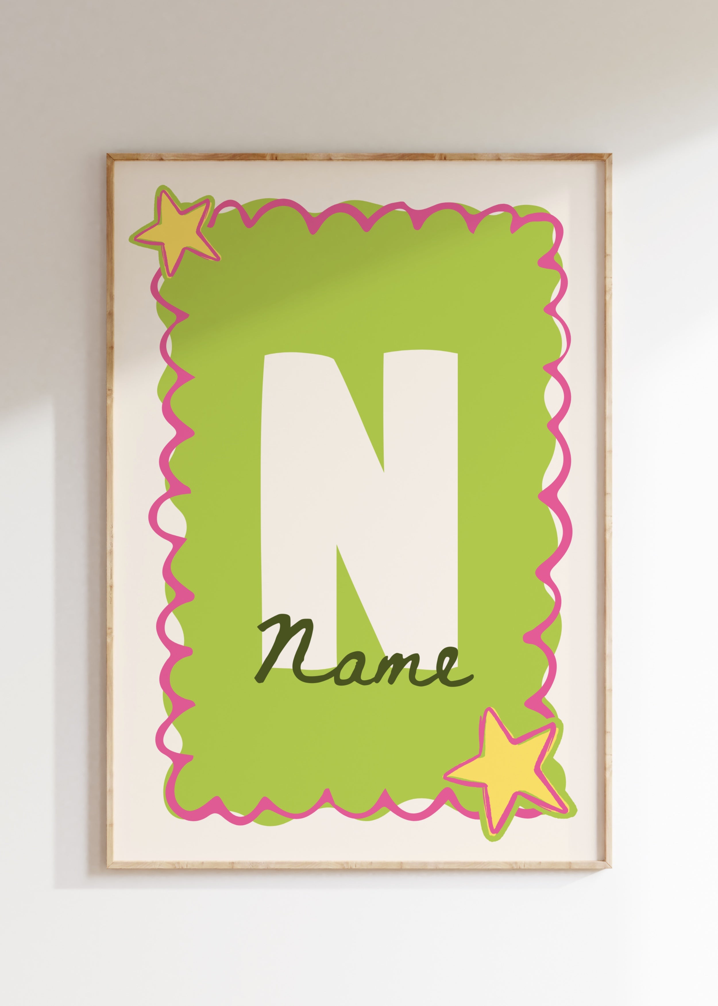Custom Initial Art Print