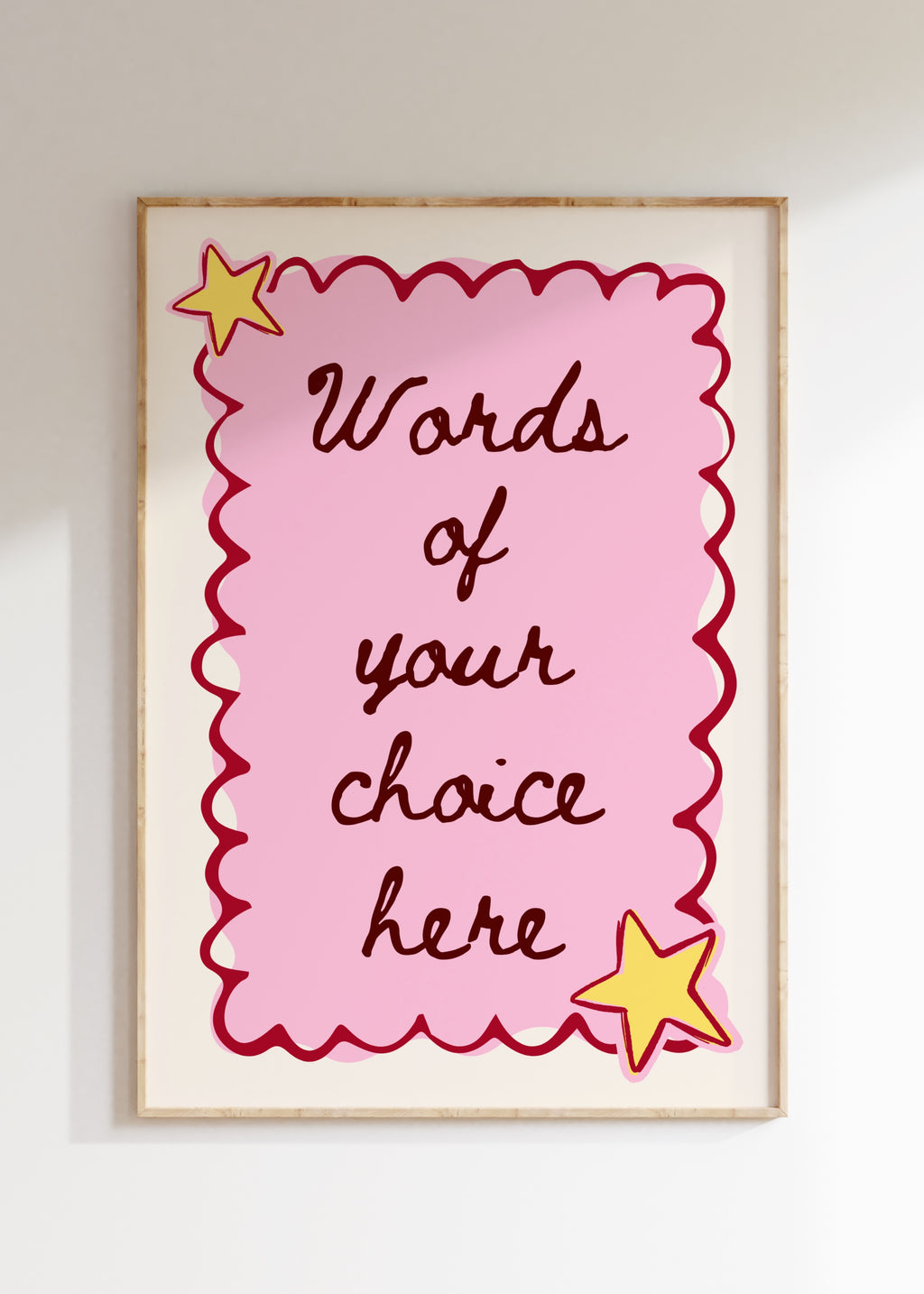 Custom Word Art Print