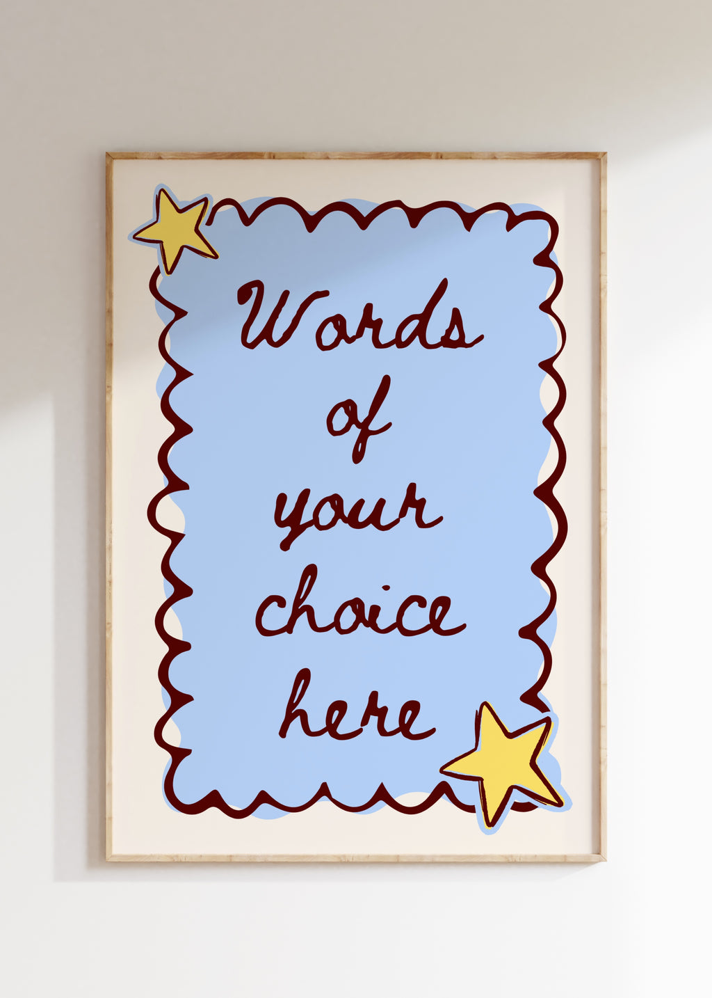 Custom Word Art Print
