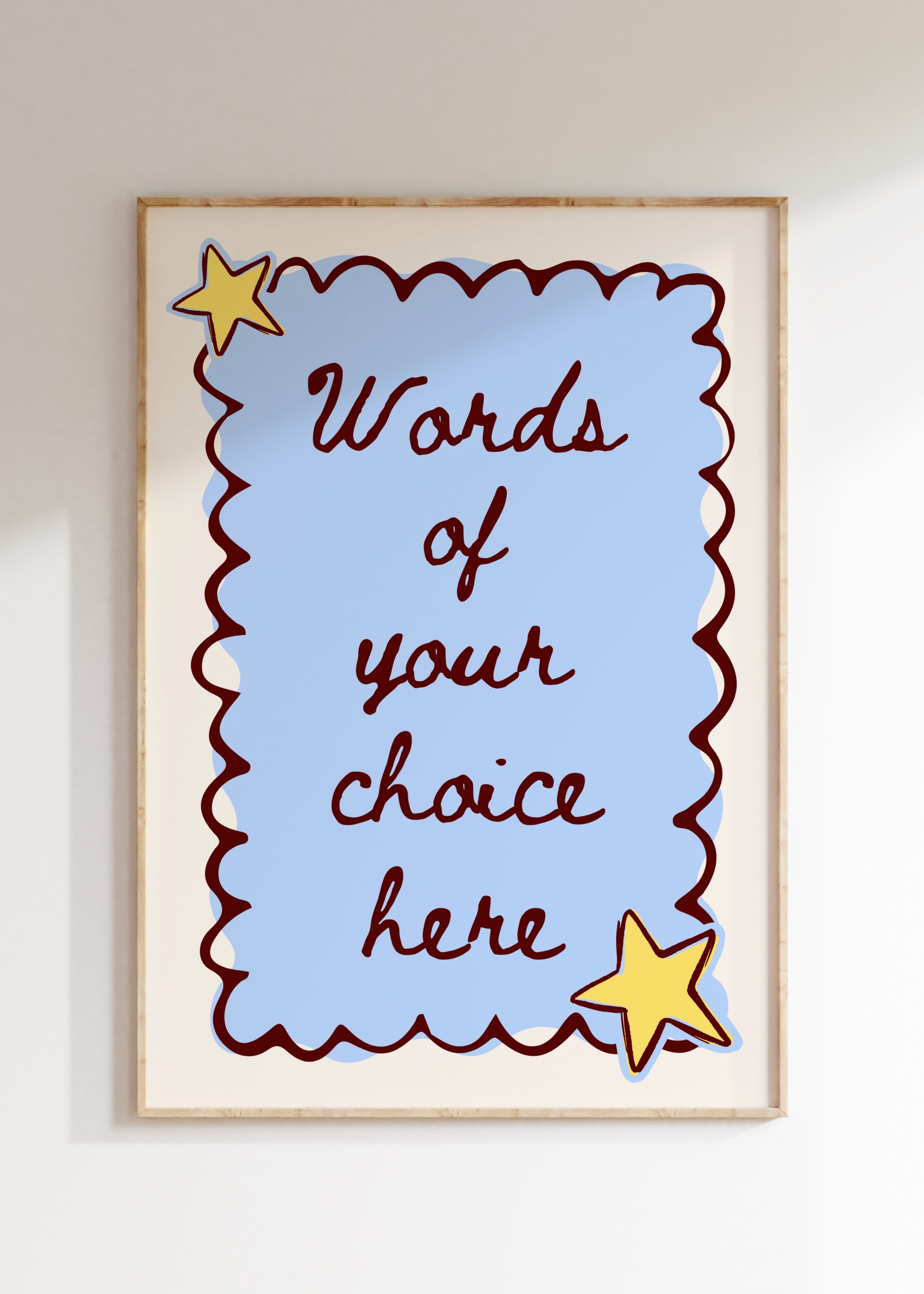 Custom Word Art Print