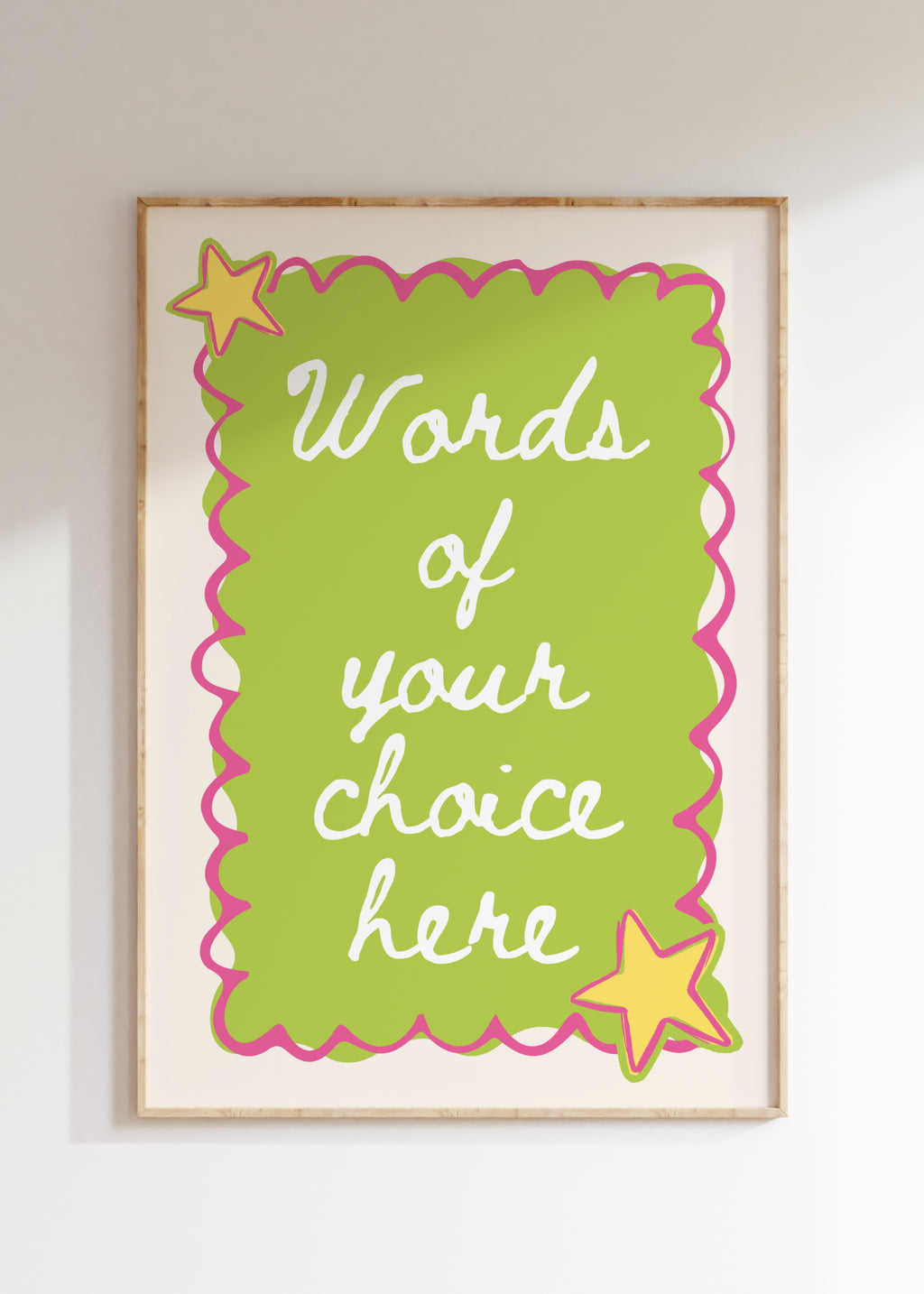 Custom Word Art Print
