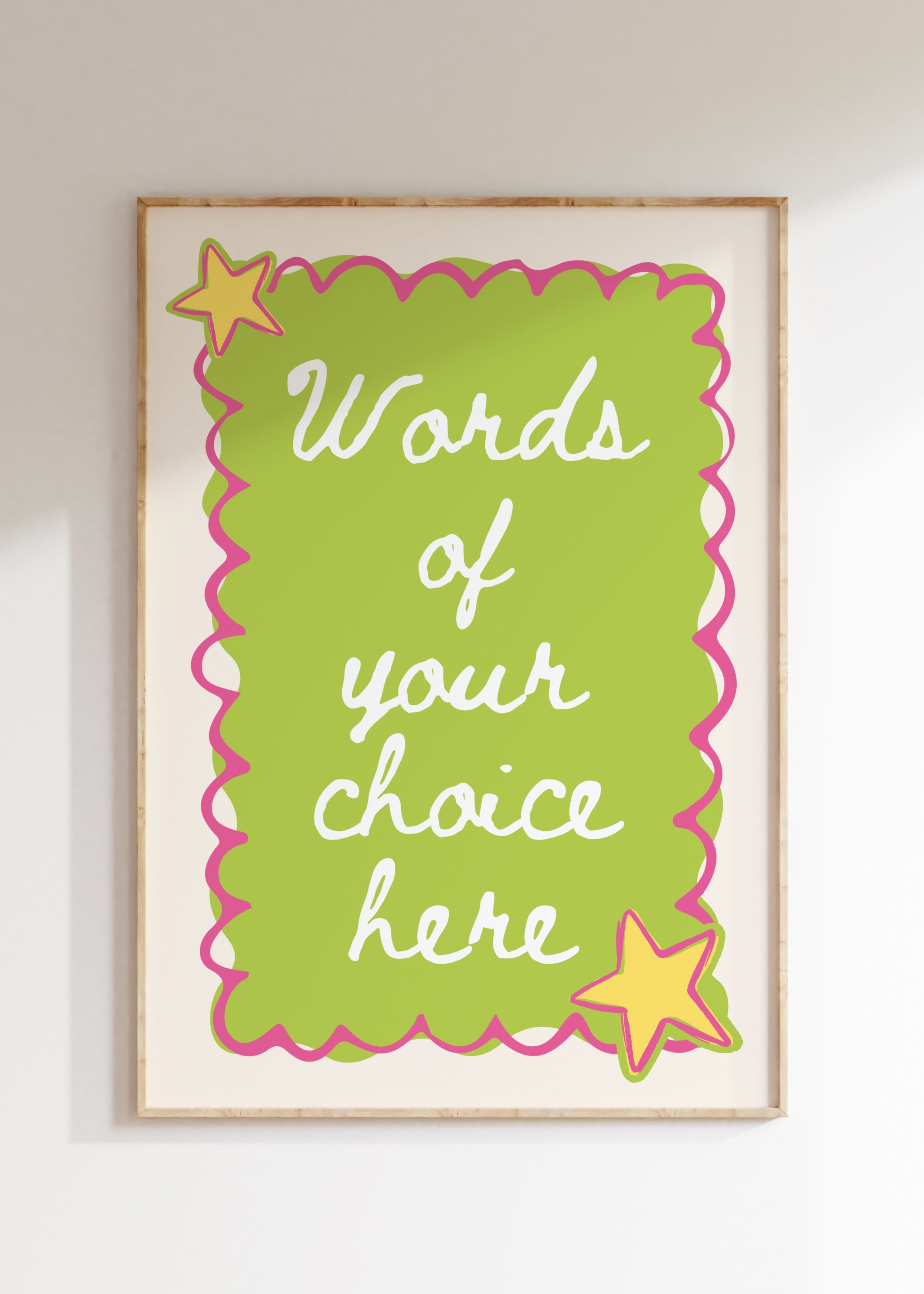 Custom Word Art Print