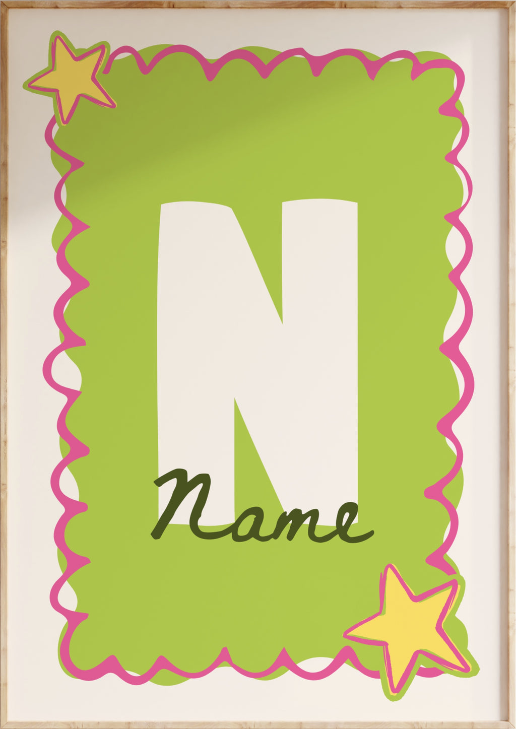 Custom Initial Art Print
