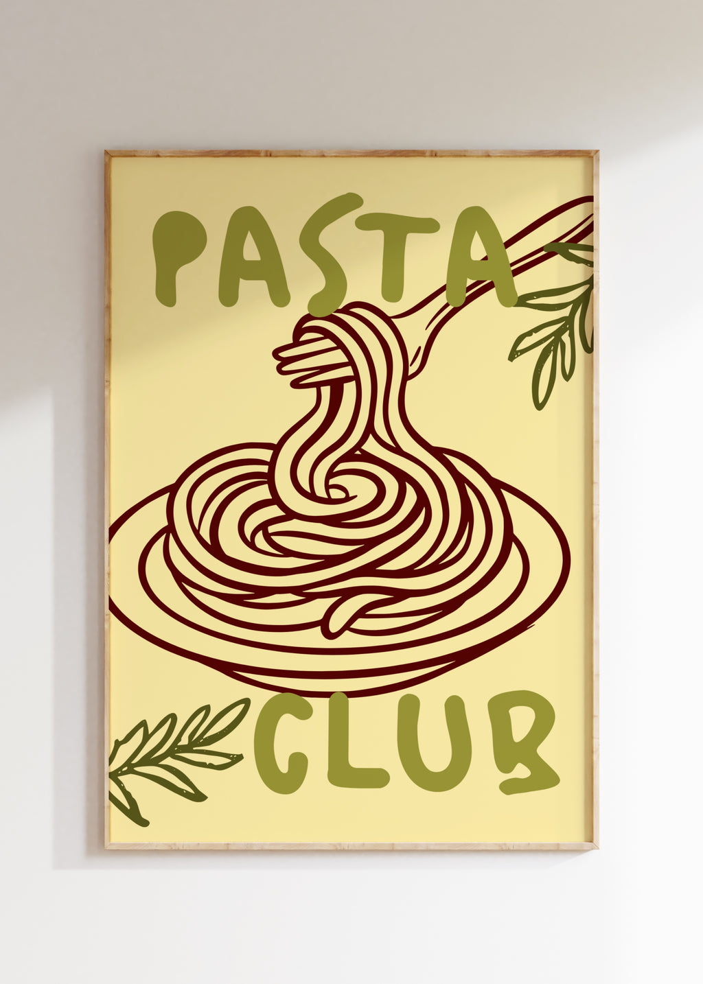 Pasta Club Art Print