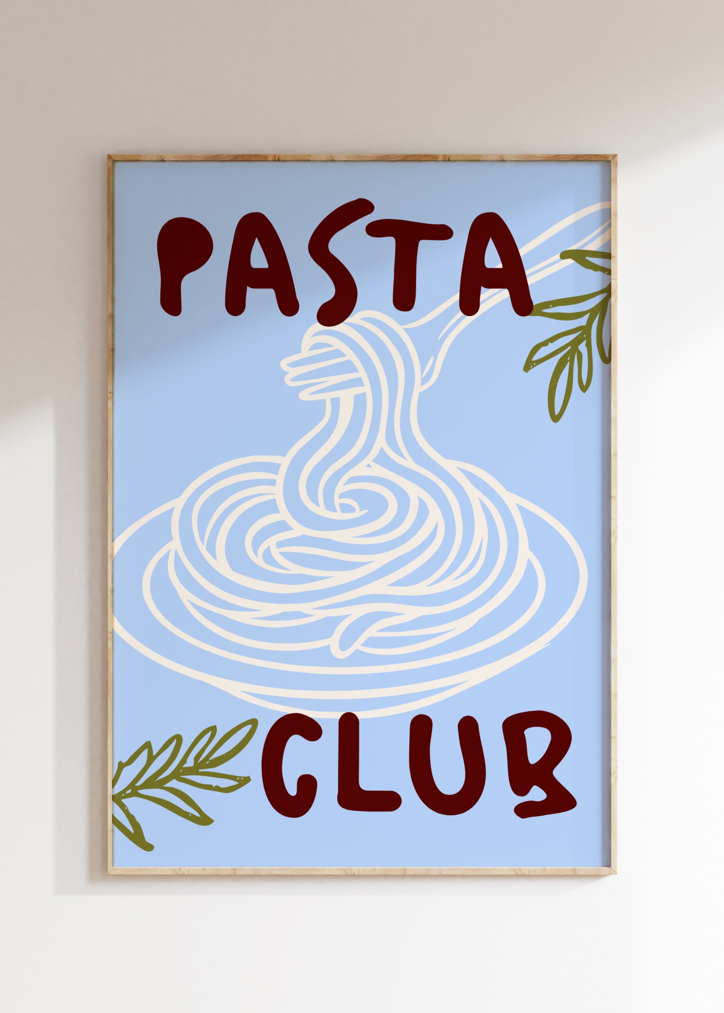 Pasta Club Art Print