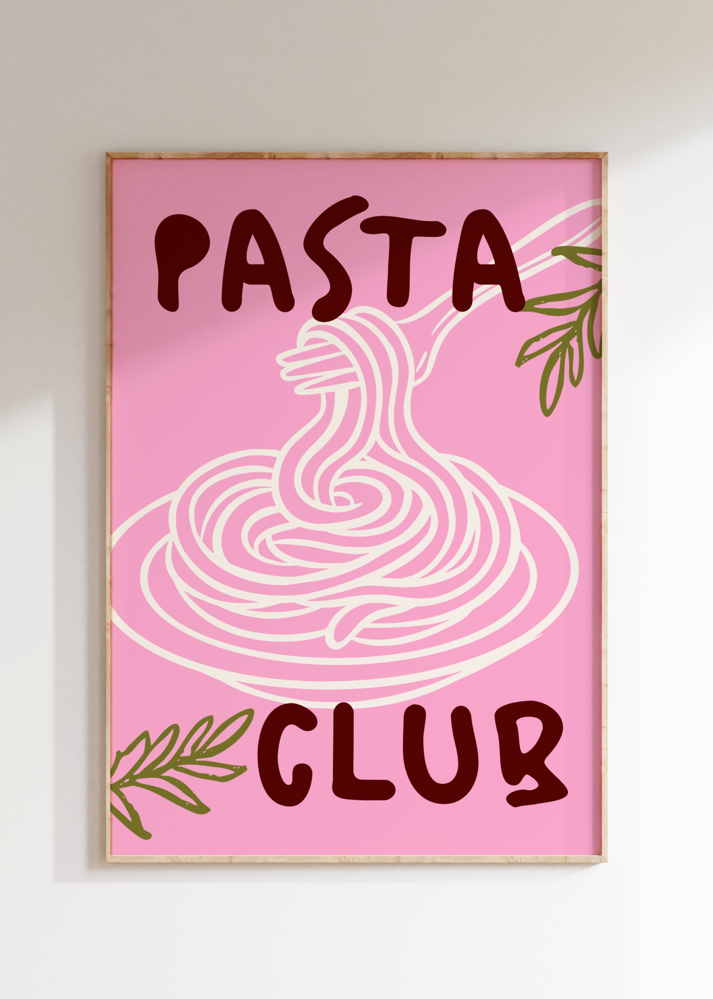 Pasta Club Art Print
